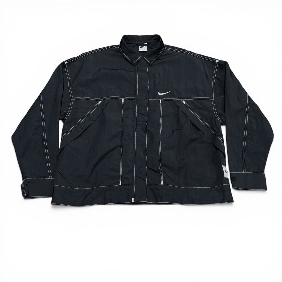 우먼 나이키 스우시 스티치 우븐자켓 상품이미지1