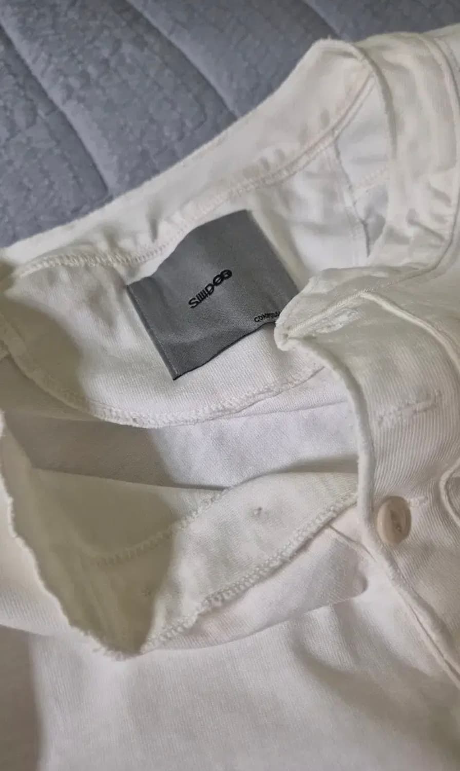 [2] 시도 아머 고트 헨리넥 롱슬리브 화이트 상품이미지4