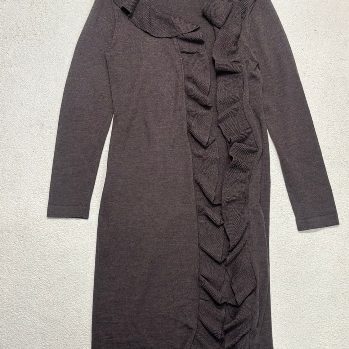 BROOKS BROTHERS 346 메리노 울 가디건 브라운 XS 상품이미지4