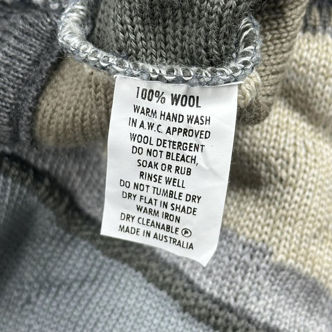 VTG 빈티지 오스트레일리아 케이블 니트 (XL) 상품이미지5