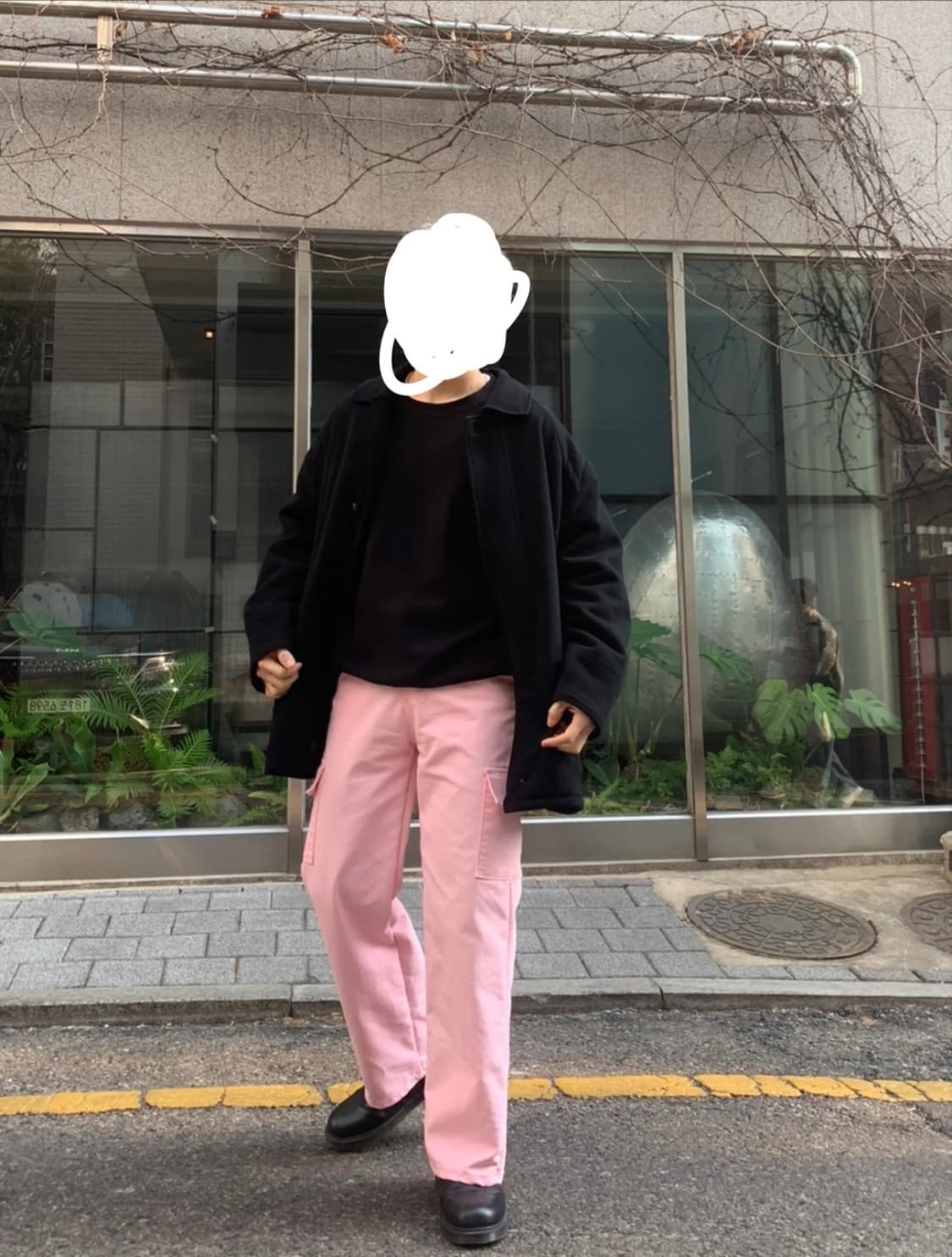 워셔블 카고 데님 (연핑크) 상품이미지2