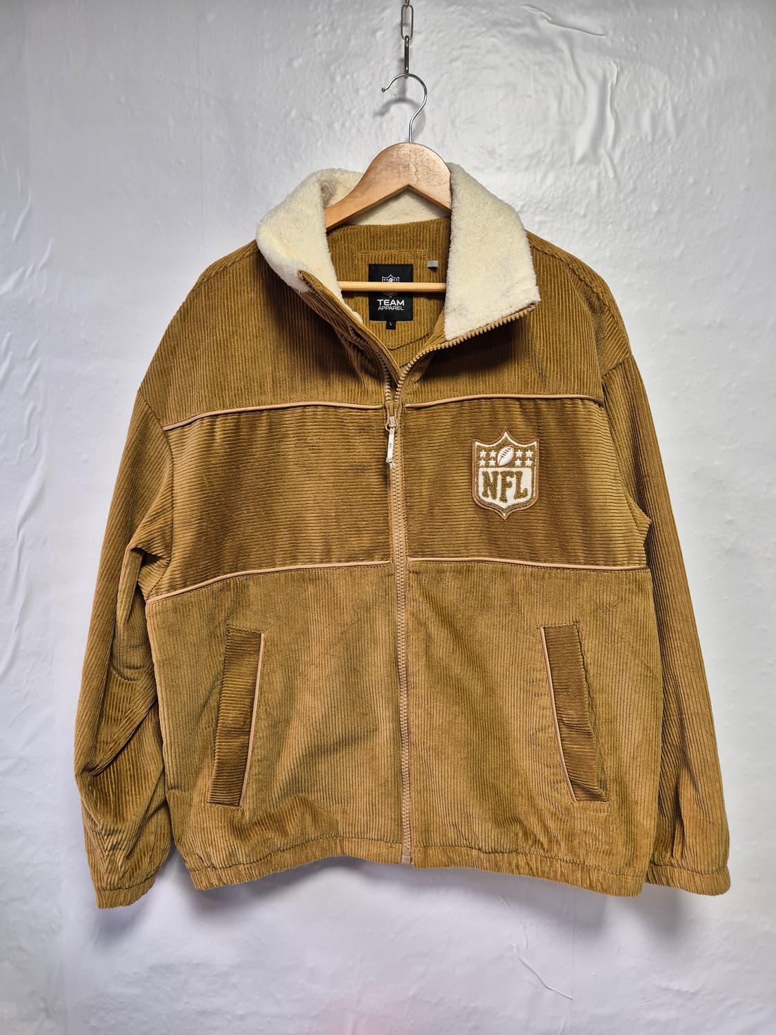 NFL Team Apparel 코듀로이 자켓 브라운 L사이즈 (상태A급) 상품이미지1
