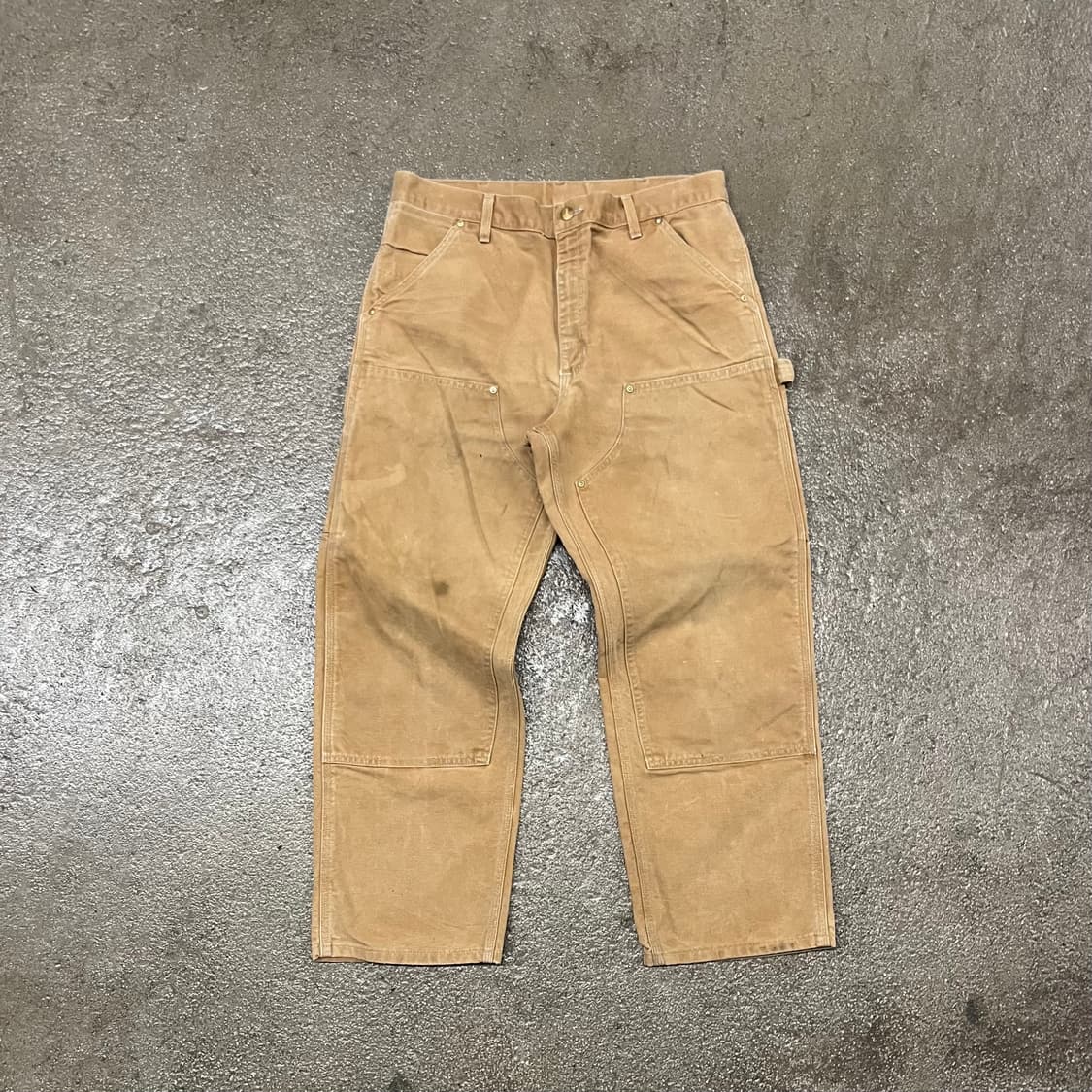90s Carhartt 더블니 워크 팬츠 (34”) 상품이미지2