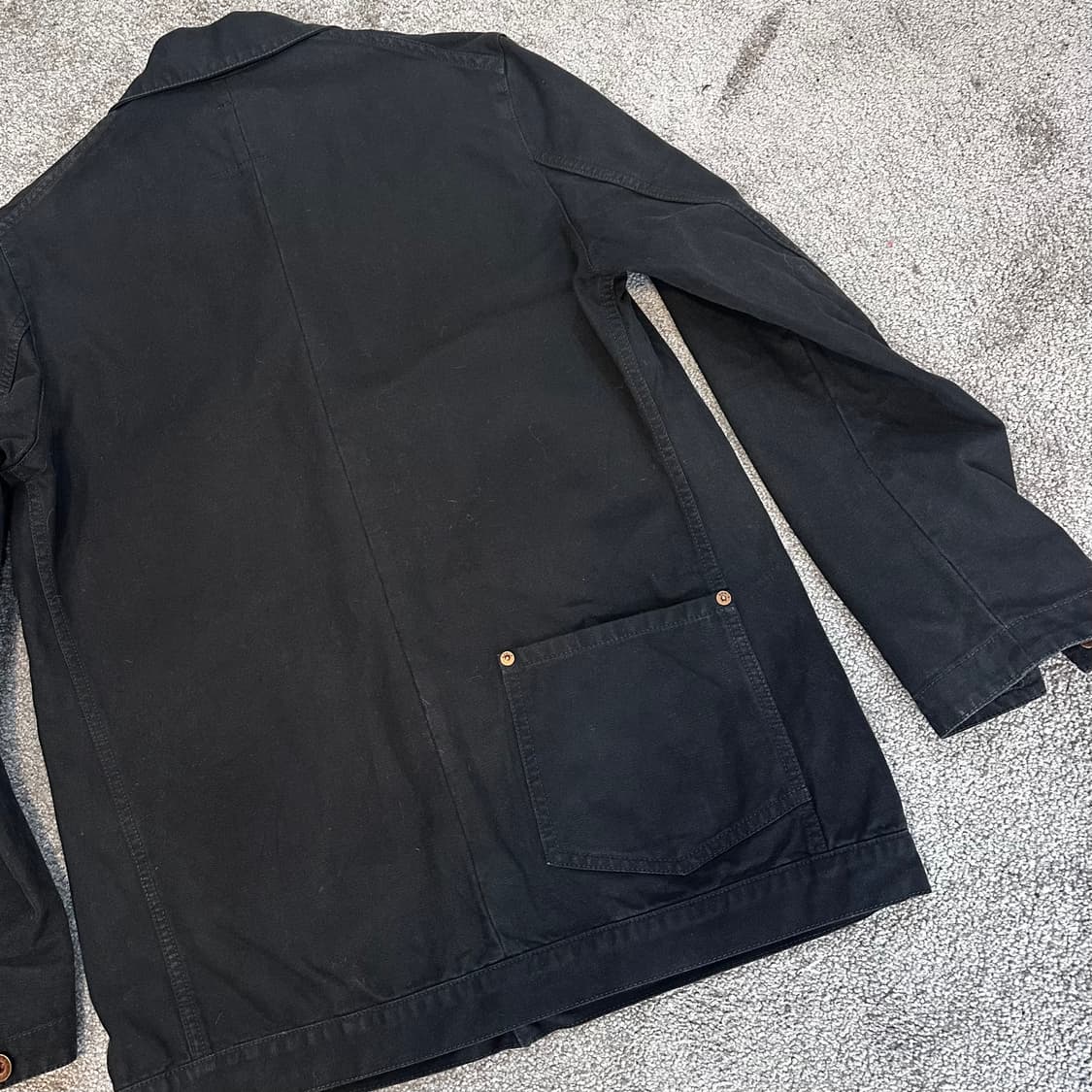 에드윈 90s 블랙 코튼 커버올 자켓M 상품이미지7