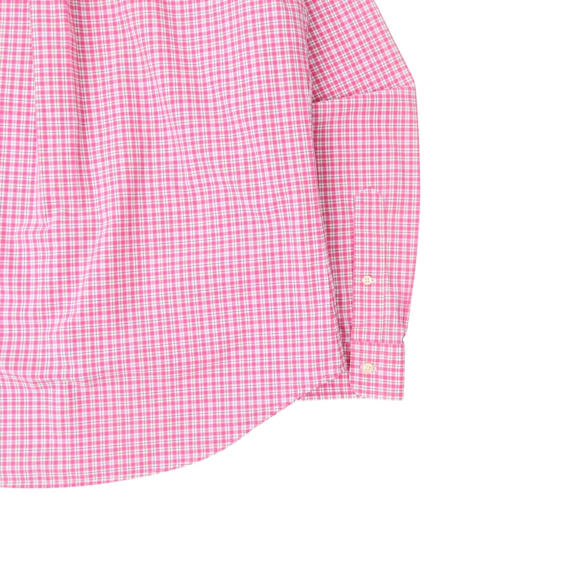 폴로 랄프로렌 핑크 깅엄 체크 셔츠 상품이미지7