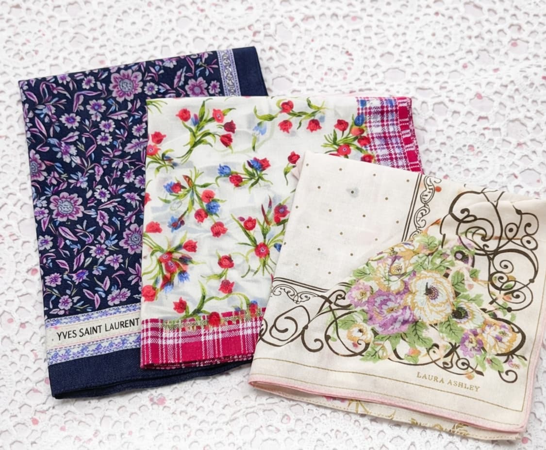 입생로랑/로라애슐리/겐조  손수건 상품이미지1