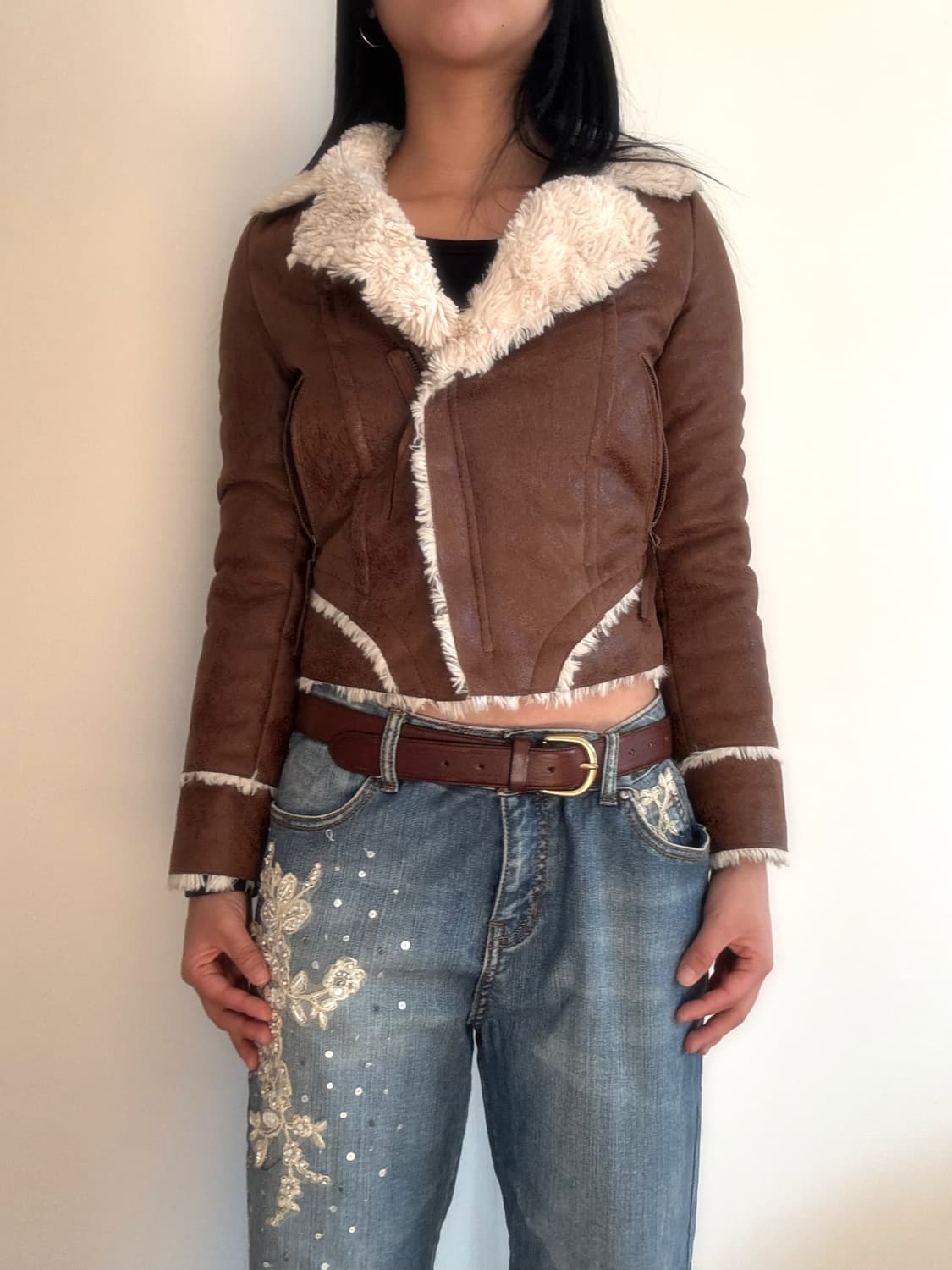 웨스턴 크롭 자켓 상품이미지4