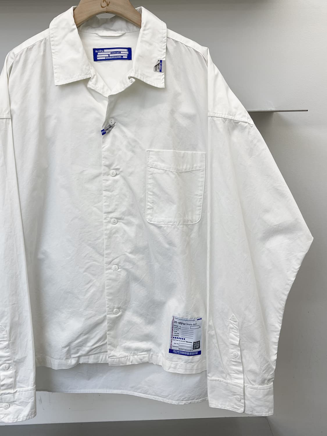 메종 미하라 야스히로 옥스포드 롱슬리브 셔츠 상품이미지3