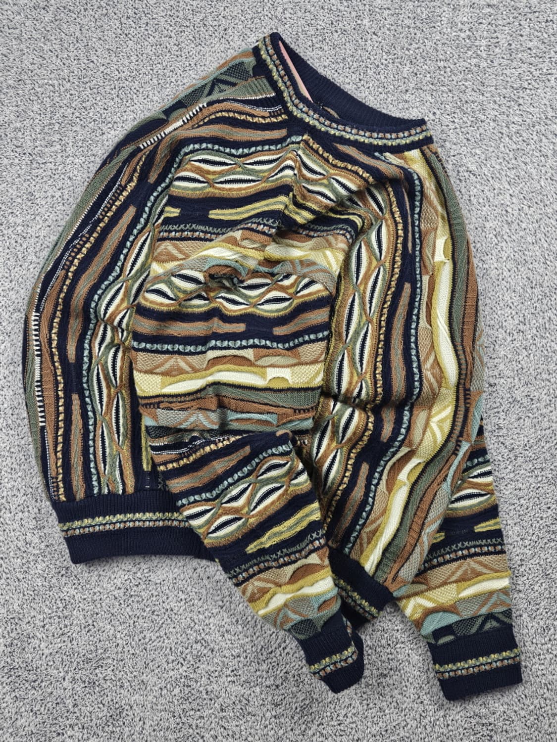 빈티지 쿠지 ST 입체 텍스처 케이블 니트 (상세설명참조) / 10496 상품이미지4