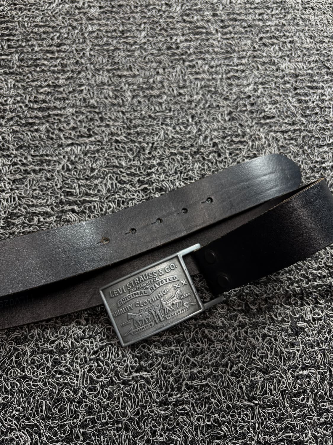 리바이스 웨스턴 실버버클 레더 벨트 3676 상품이미지3