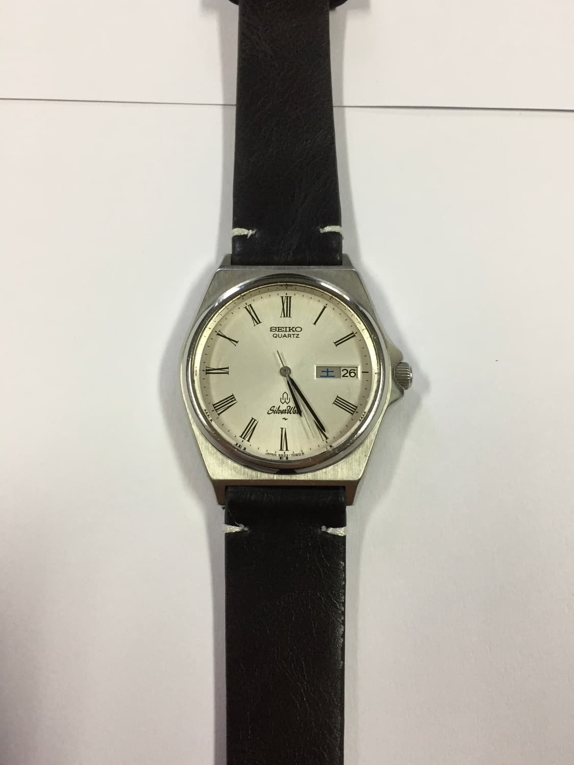 80s seiko silver wave roman index ver.2 상품이미지6