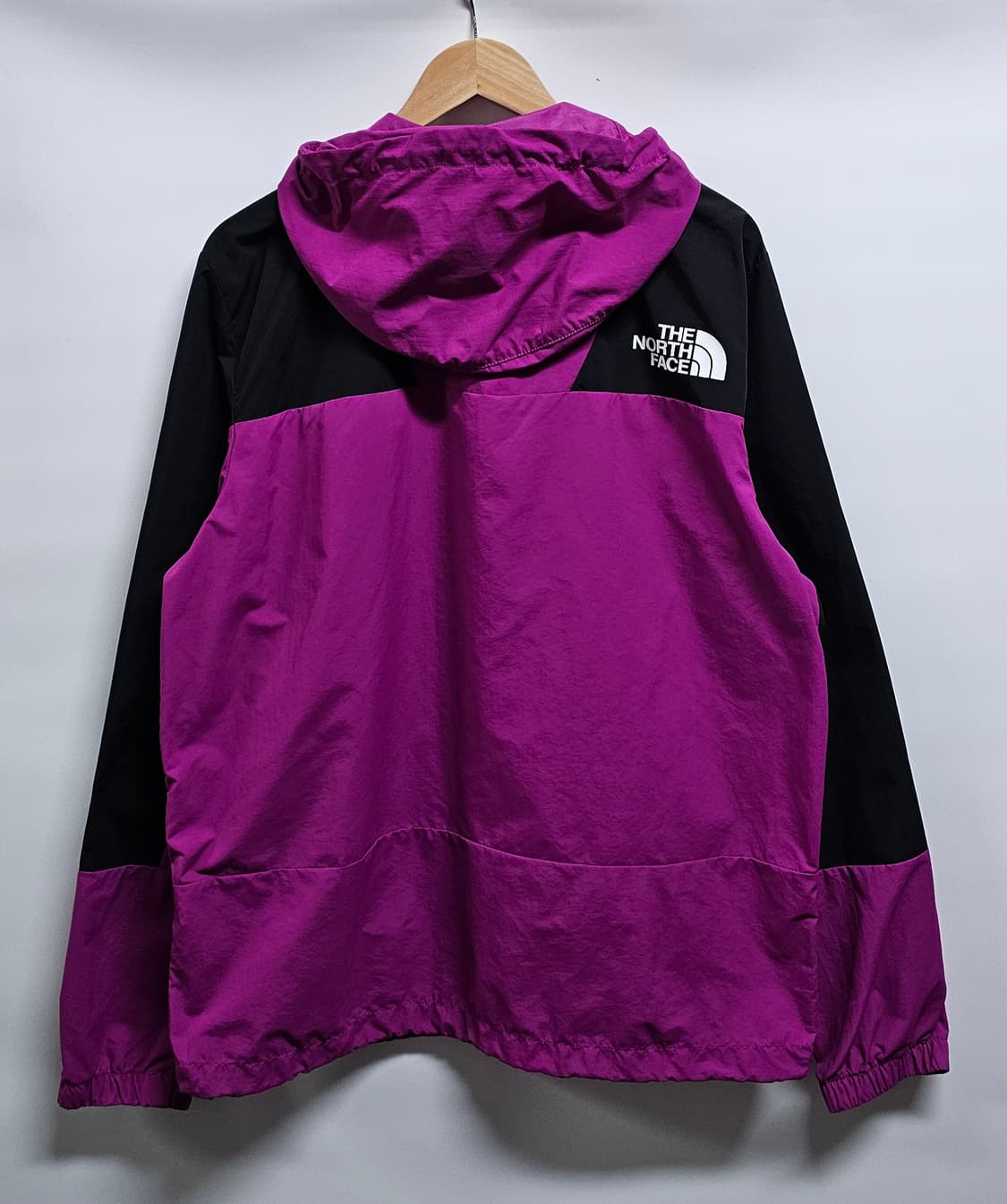 노스페이스 퍼플 암 로고 바람막이 자켓 XL 상품이미지2