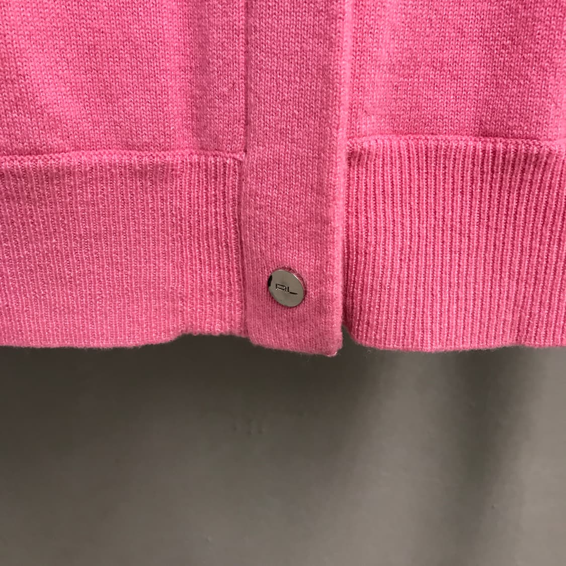 폴로 랄프로렌 니트 집업 핑크 M(W) 상품이미지4