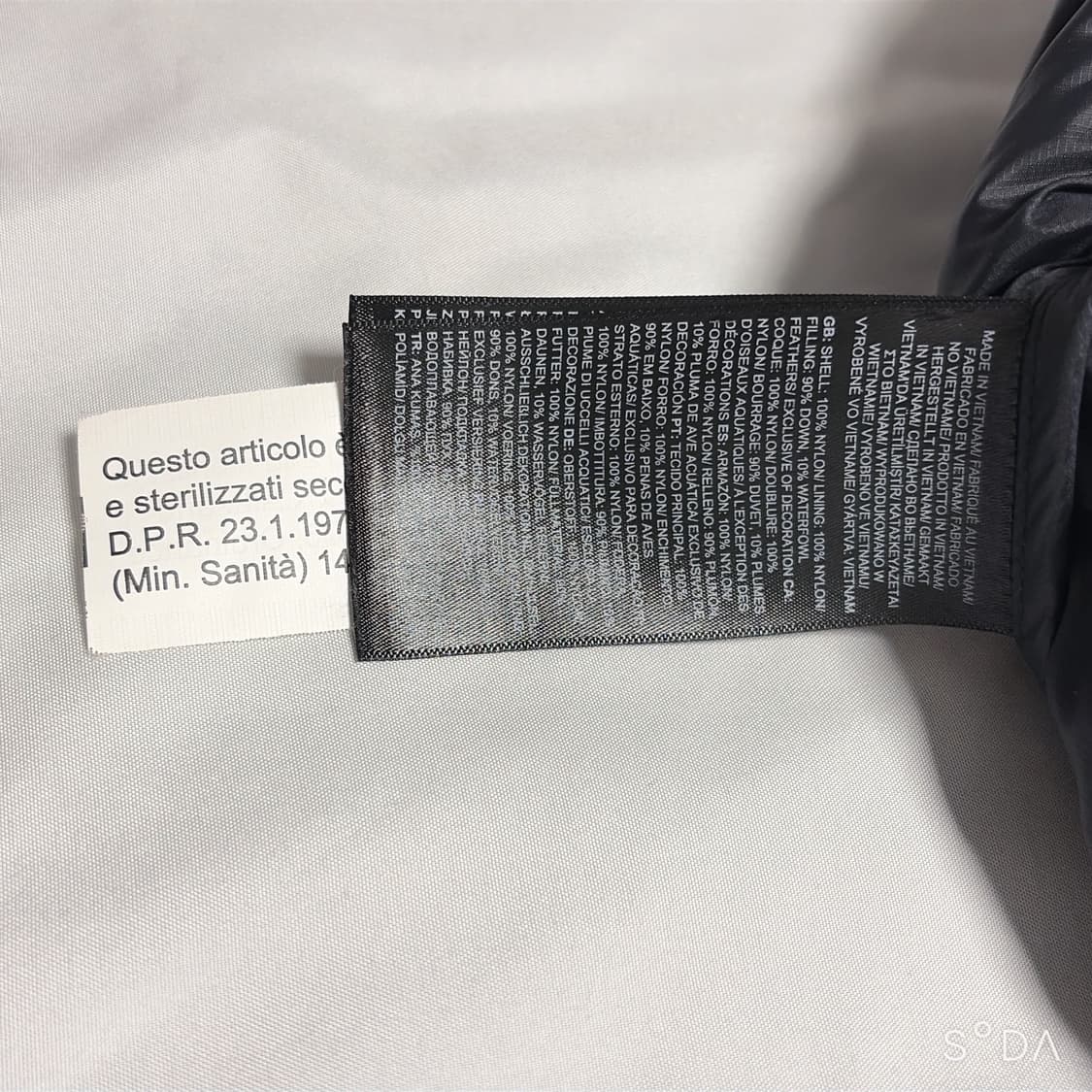 노스페이스 700 블랙 크롭 패딩 S 상품이미지10