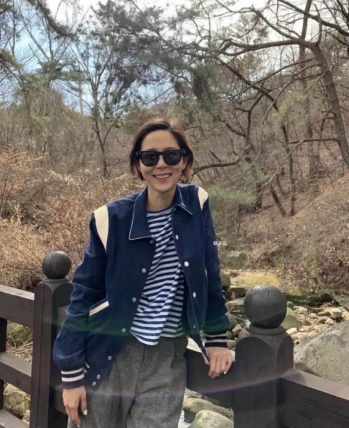 [48] 셀린느 코듀로이 테디자켓 네이비 상품이미지1