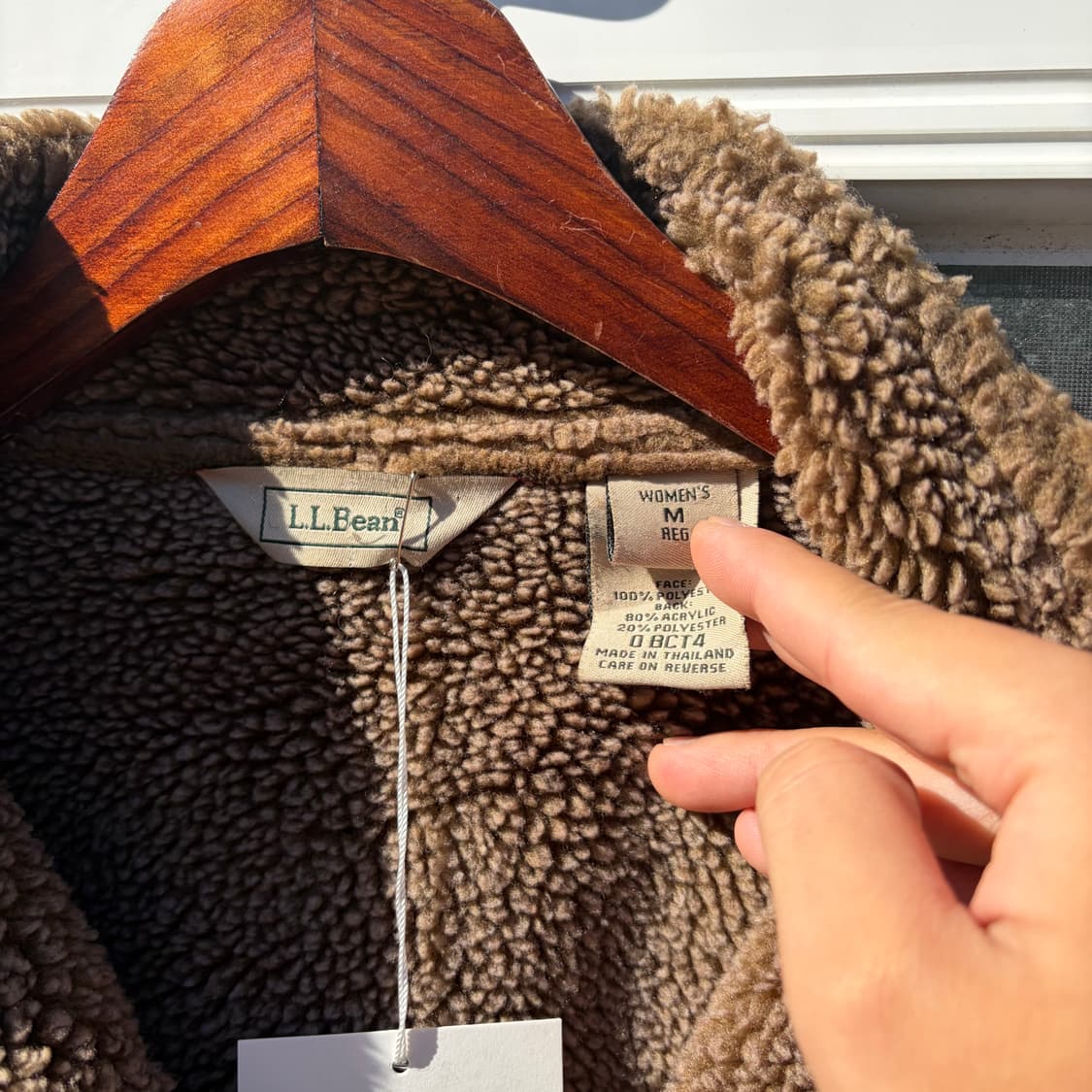 엘엘빈 빈티지 스웨이드 쉐르파 코트 M 상품이미지6