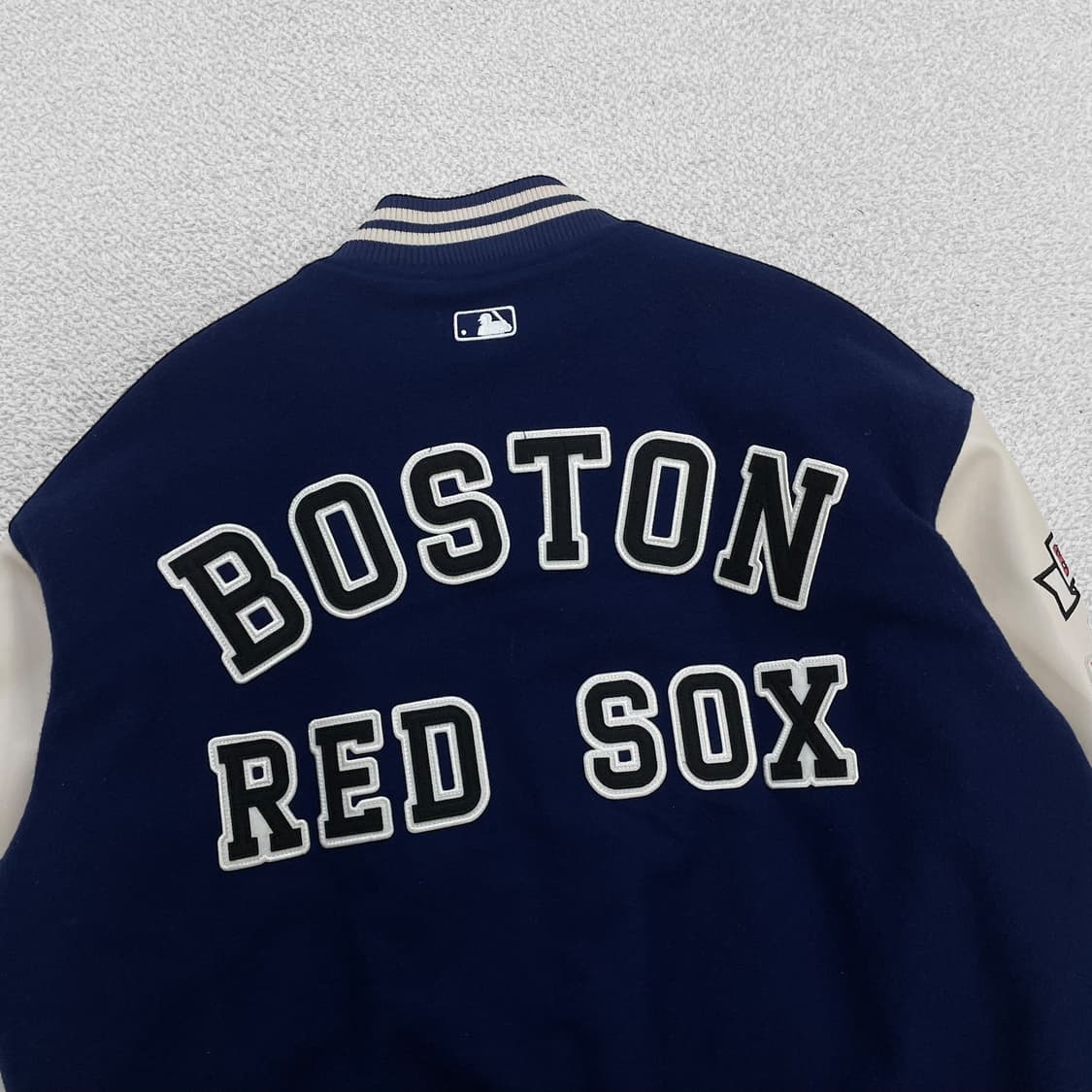 MLB 보스턴 레드삭스 울 바시티 자켓 네이비 상품이미지3