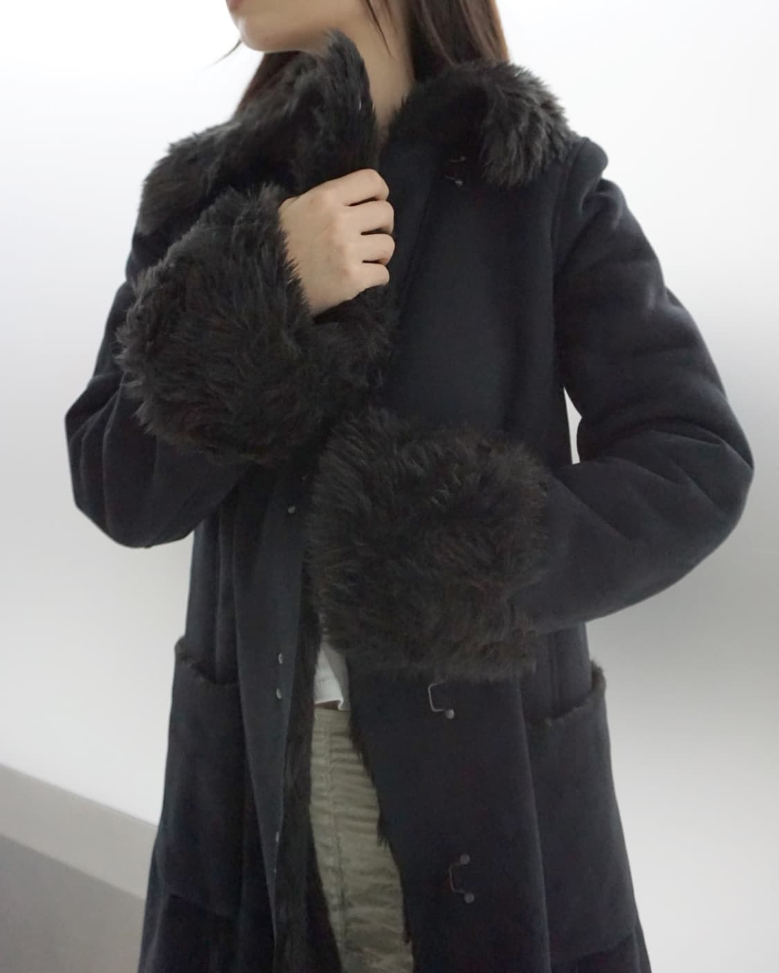 Armani excahnge fur jacket 상품이미지4