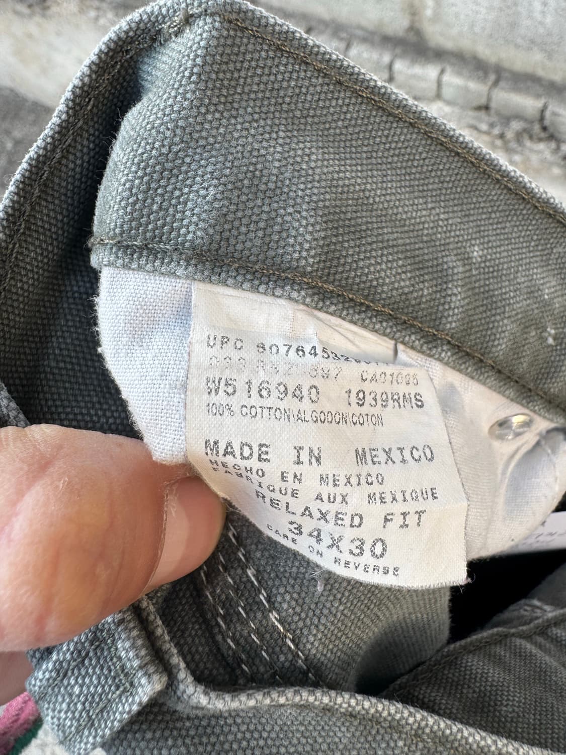 00s 디키즈 빈티지 모스그린 싱글니 카펜터 워크 팬츠 34 상품이미지7