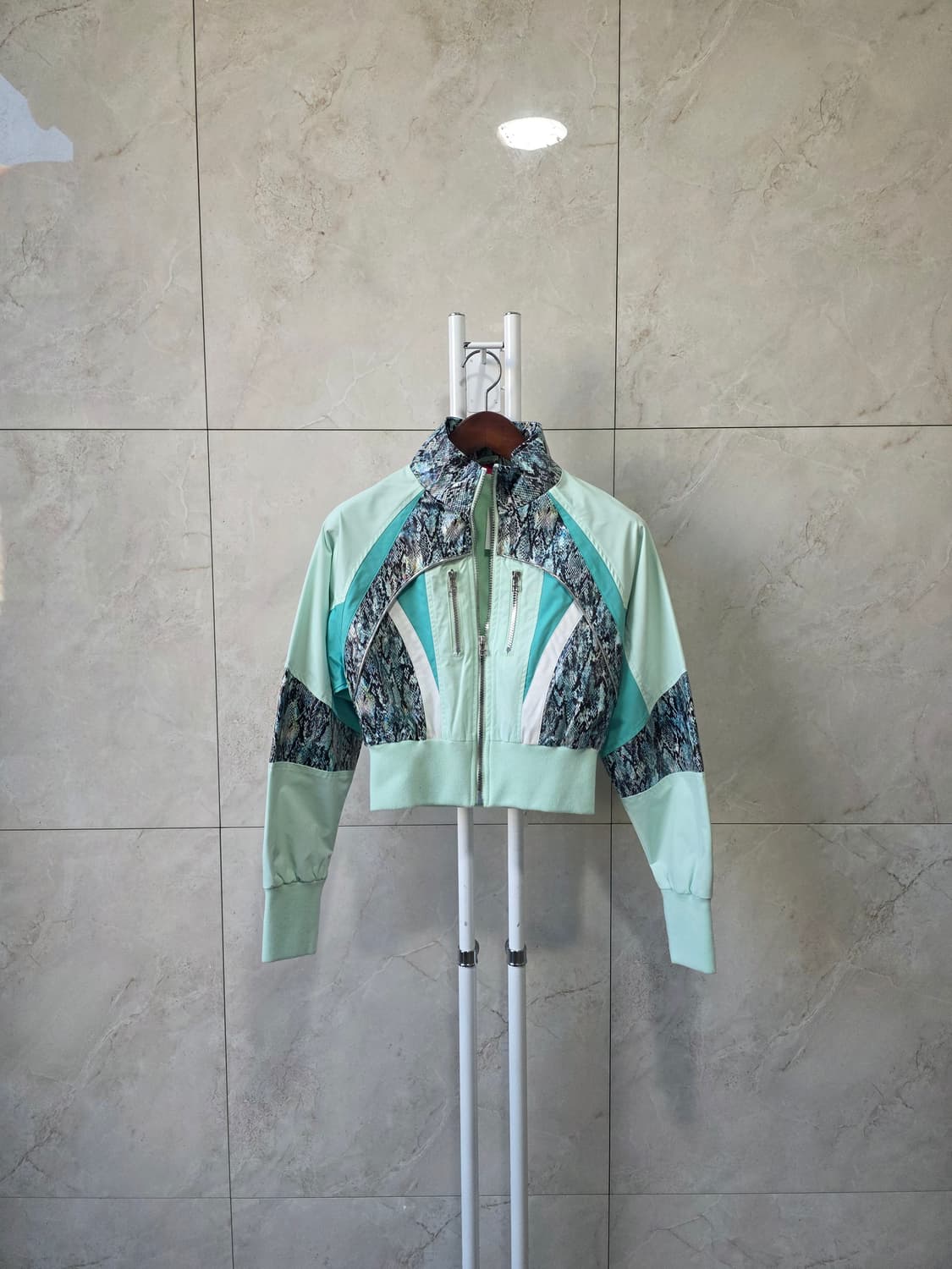 크롭셋업 (민트) 상품이미지1