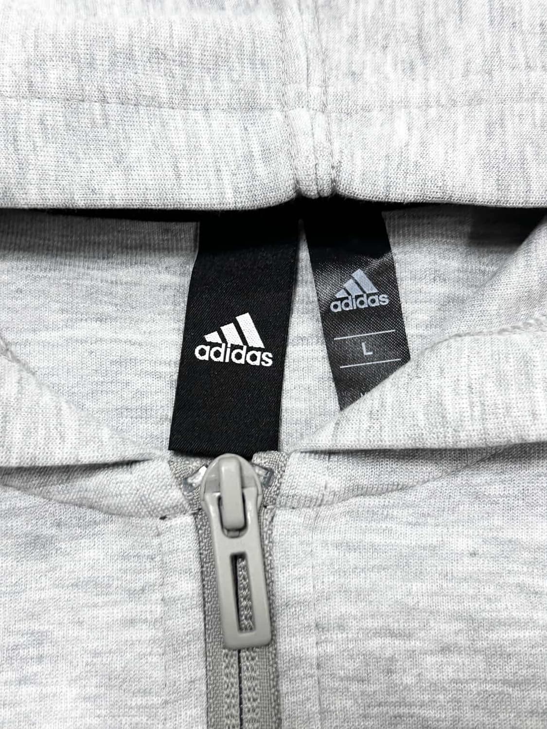아디다스 그레이 삼선 후드집업 상품이미지8