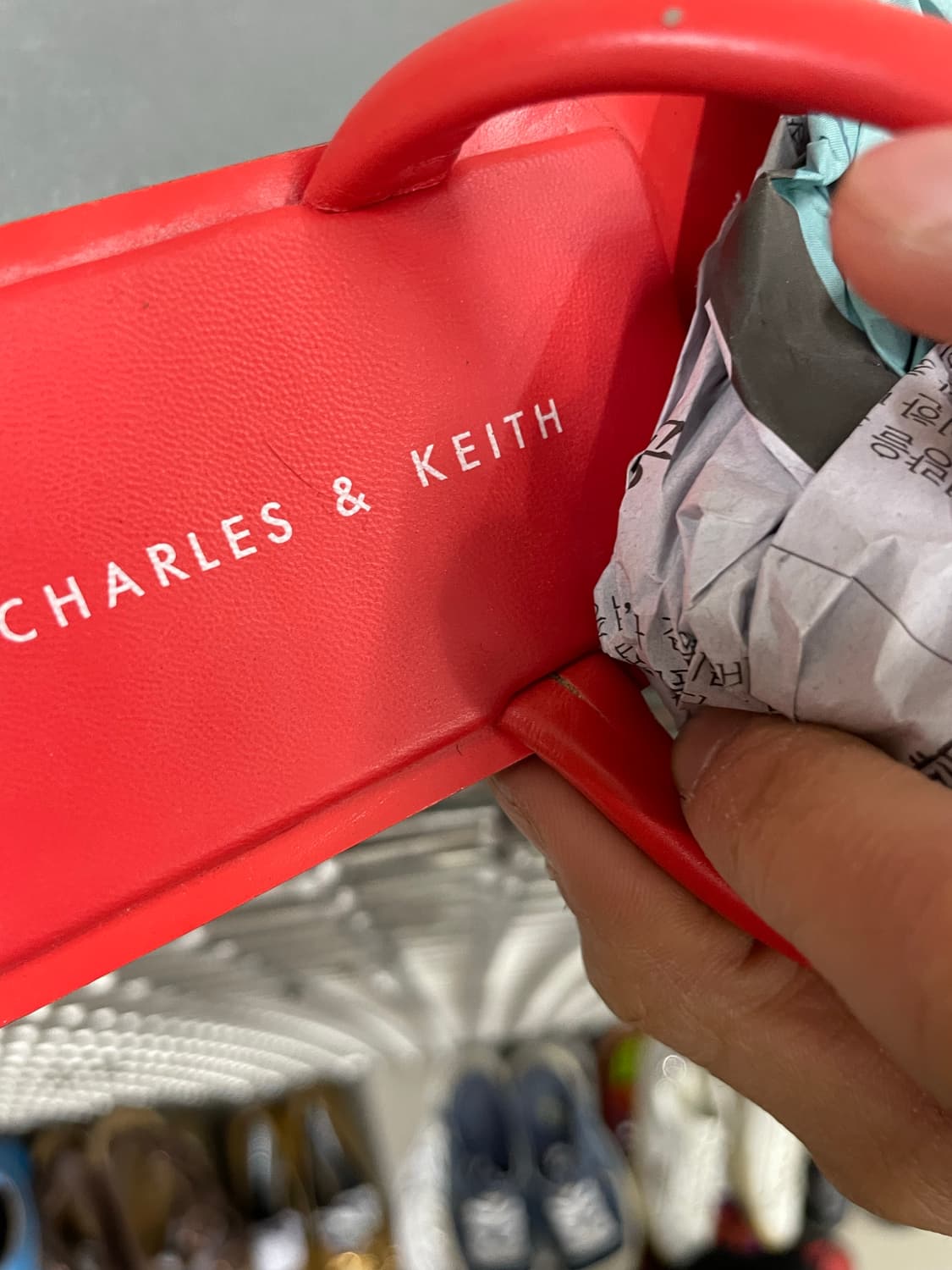 찰스앤키스 스트랩 샌들 레드 39 상품이미지8