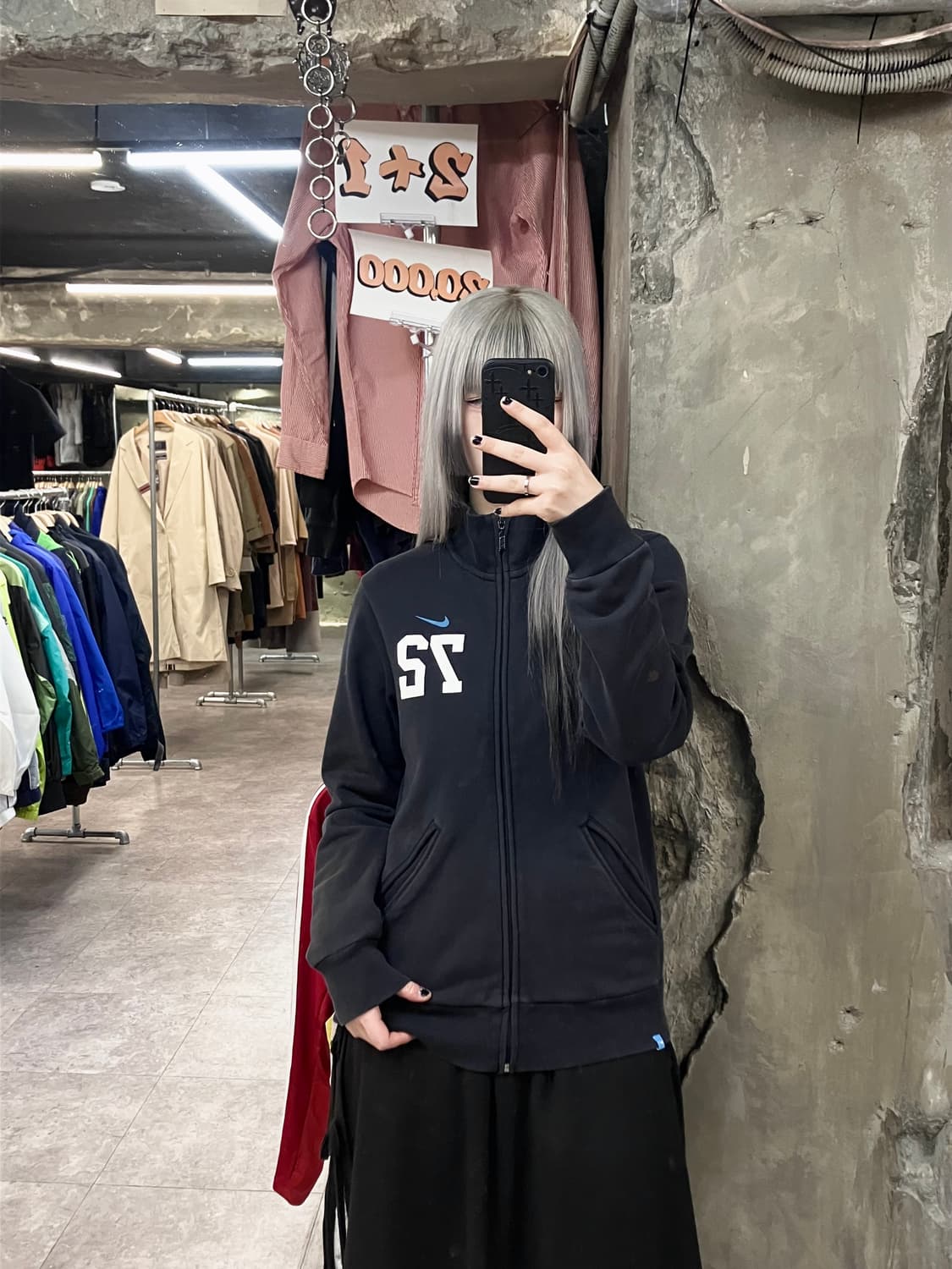 나이키 집업 져지 블랙 M  #csz3305 상품이미지2