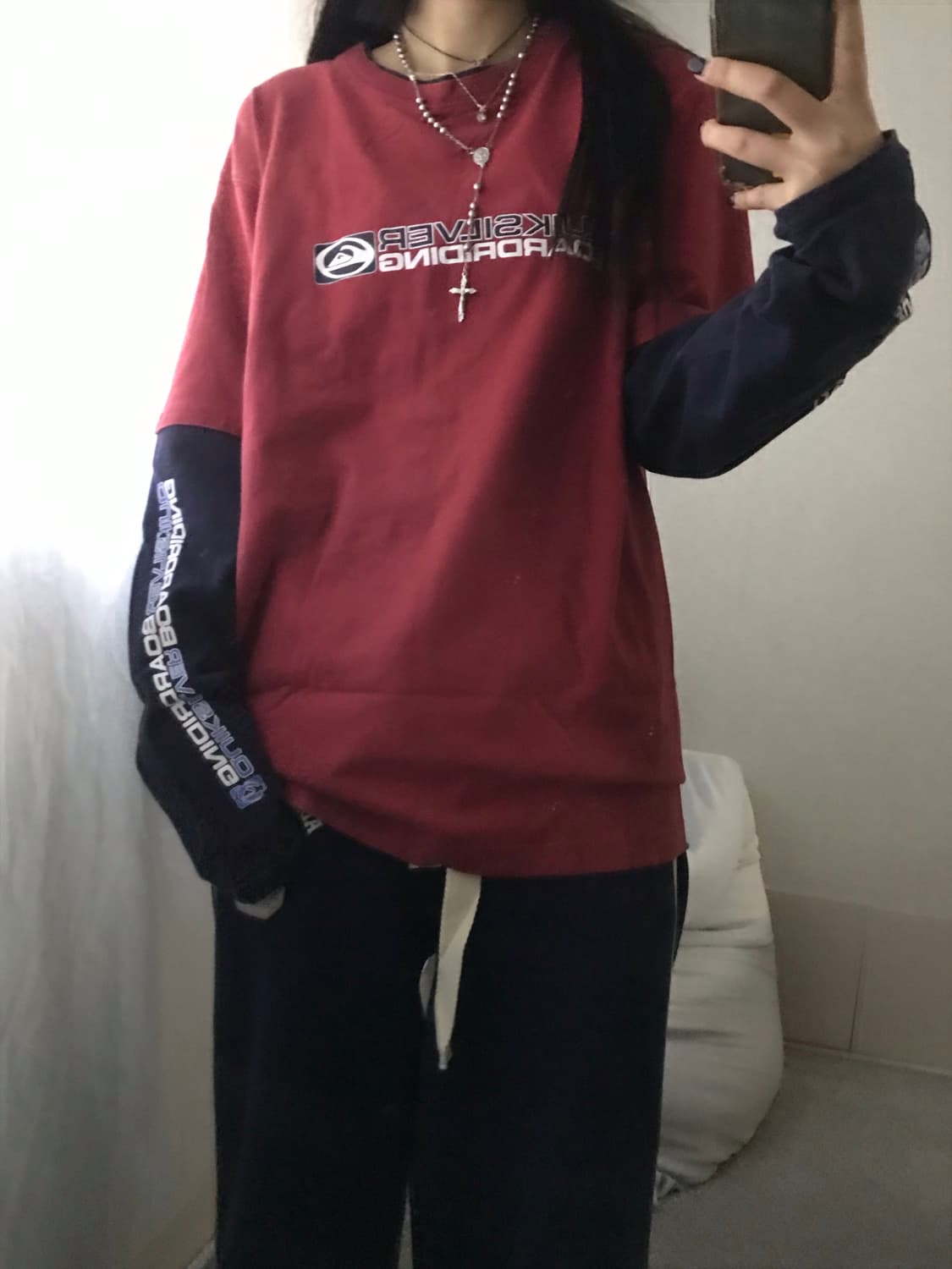 퀵실버 00s 레이어드 롱슬리브 상품이미지3