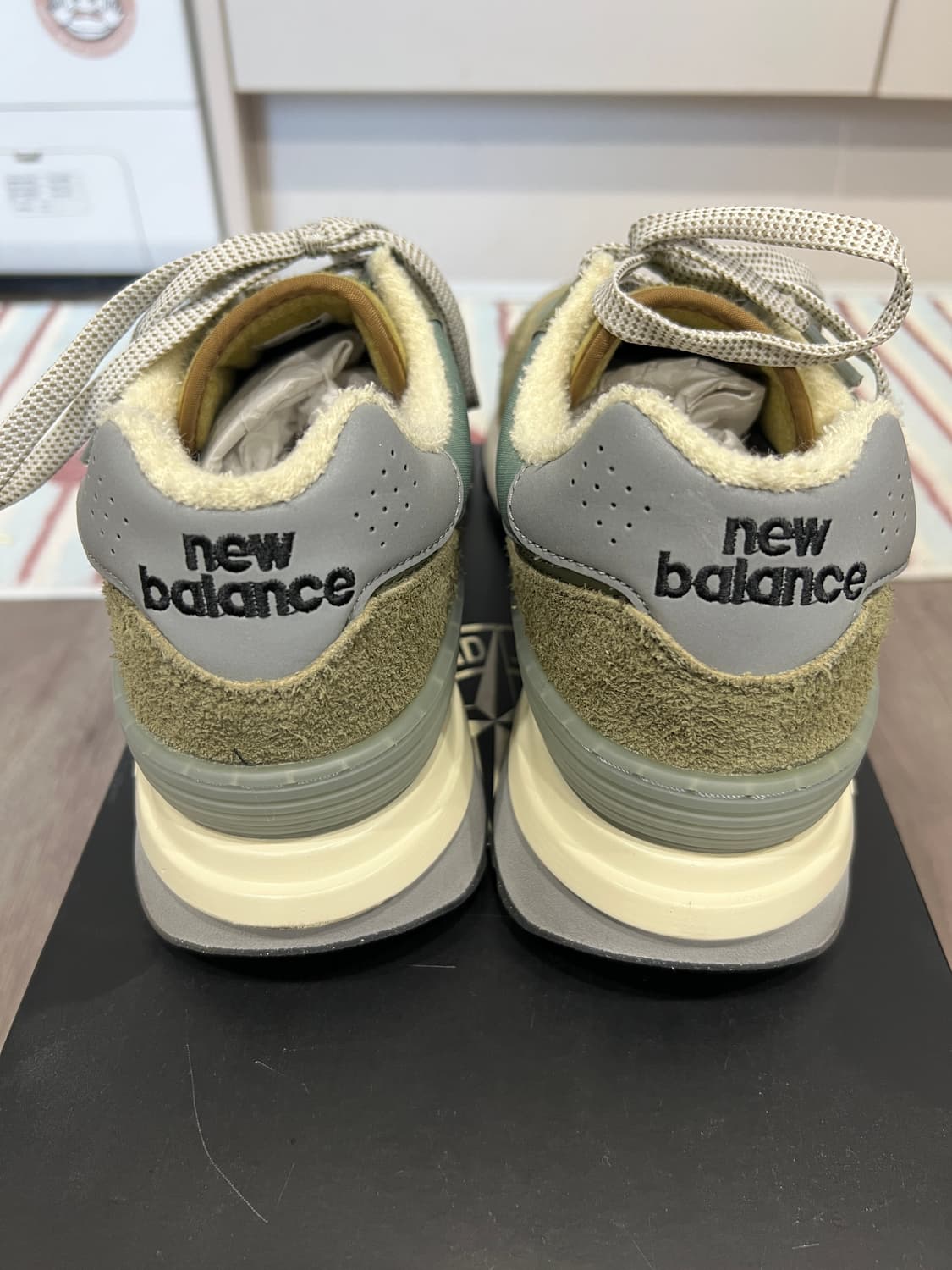 (250) 스톤아일랜드 뉴발란스 574 레거시 그린 상품이미지5