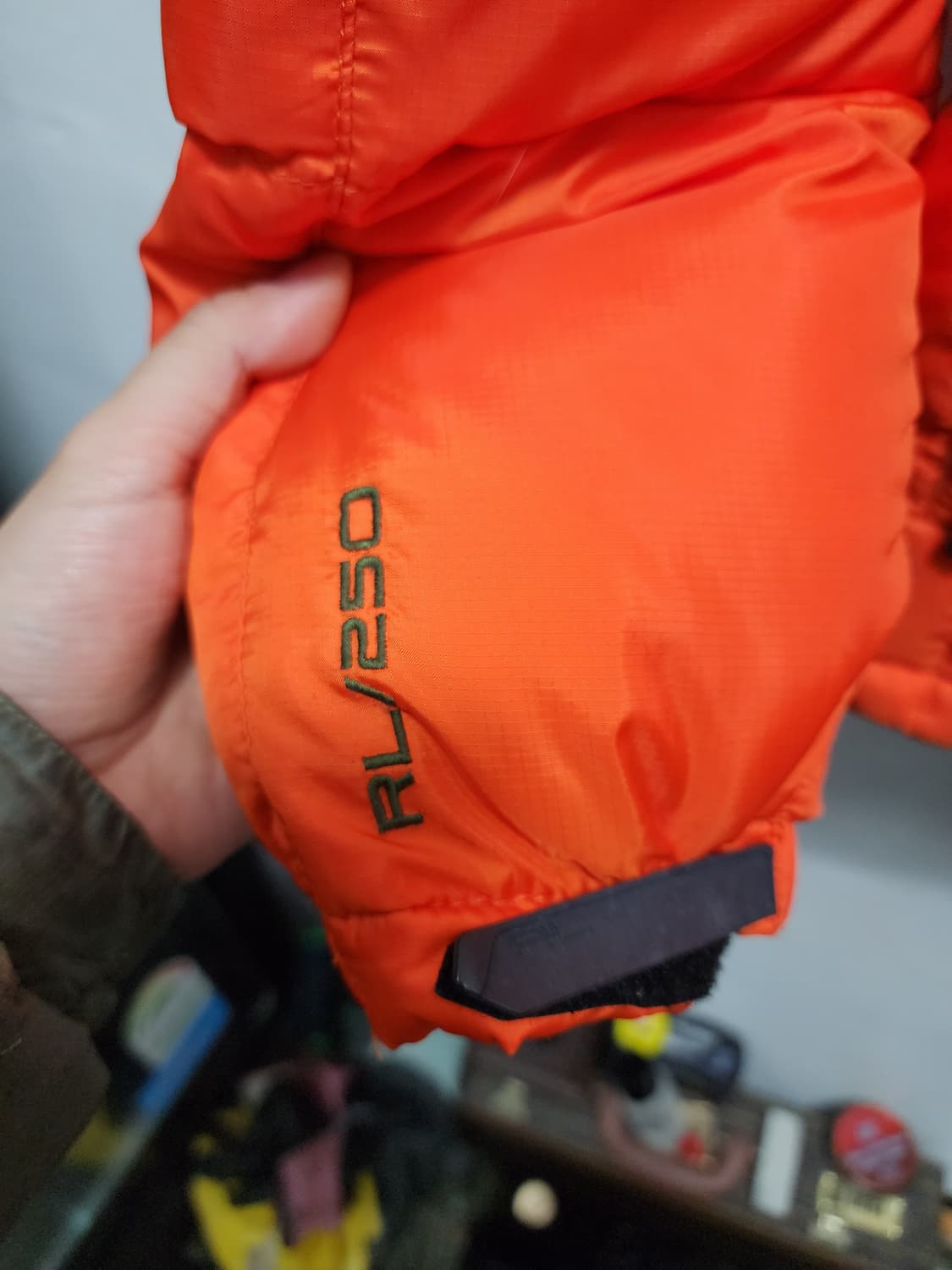 폴로 랄프로렌 RL/250 오렌지 패딩 점퍼 상품이미지3