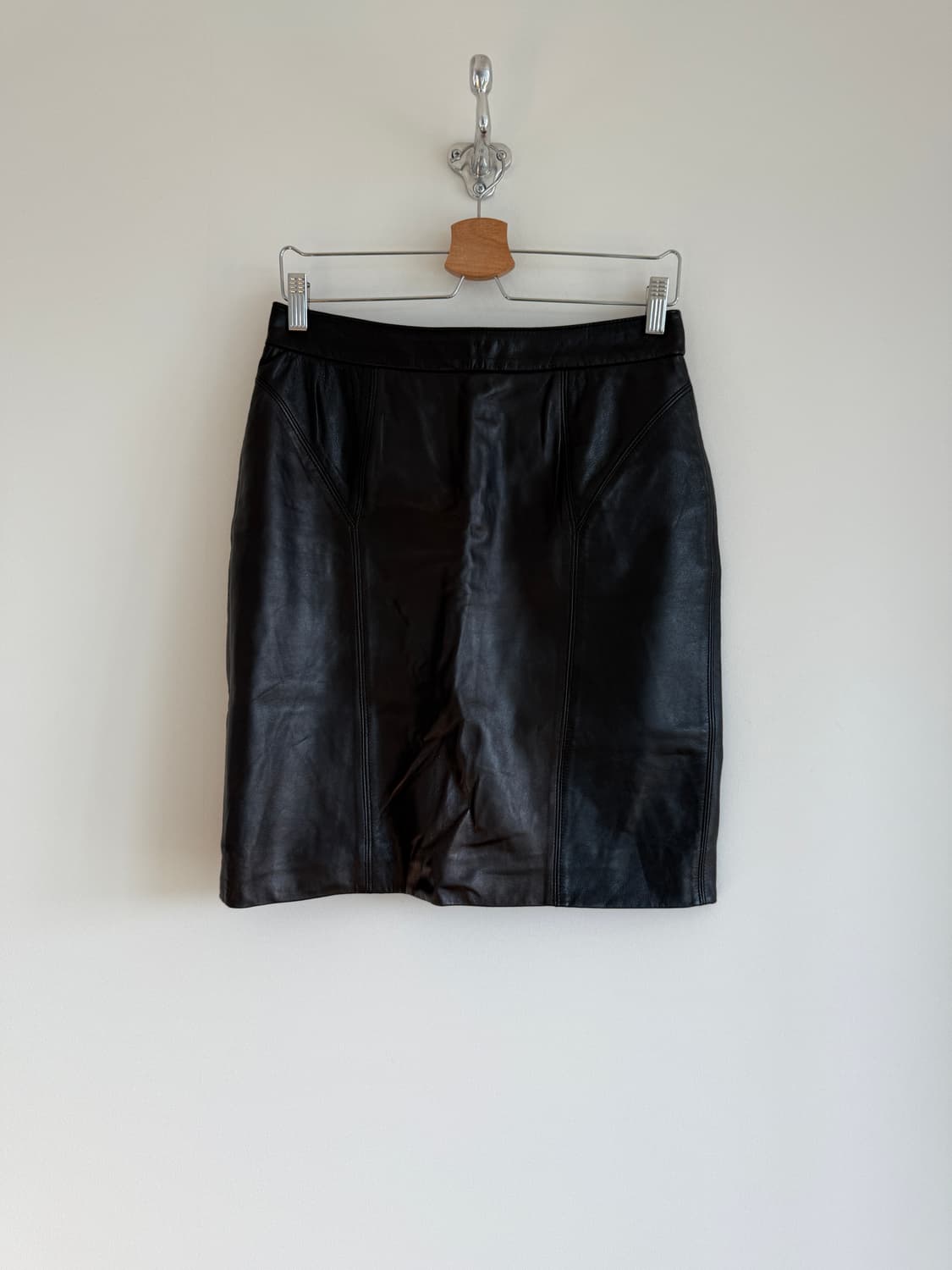 MICHAA 레더 스커트 상품이미지1