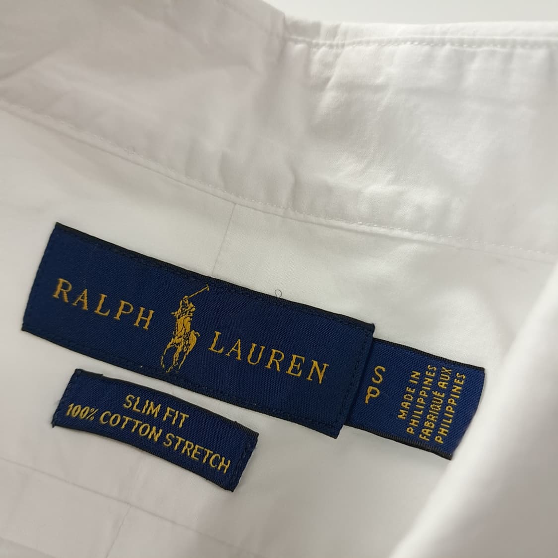 CK185 S 폴로 슬림핏 네이비포니 화이트 셔츠 남방 상품이미지3