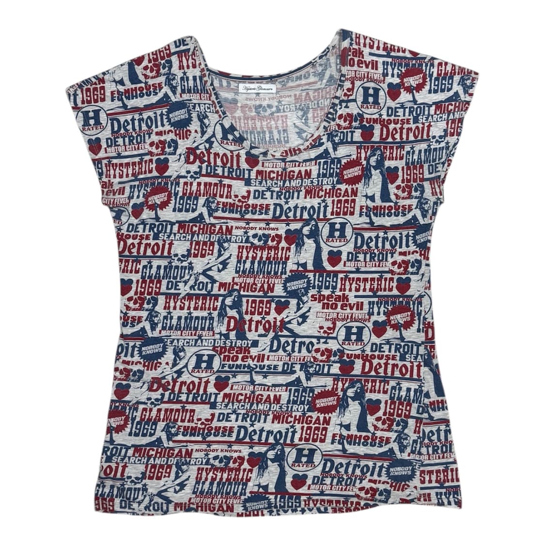 히스테릭 글래머 아카이브 아이코닉 패턴 반팔 티셔츠 상품이미지1