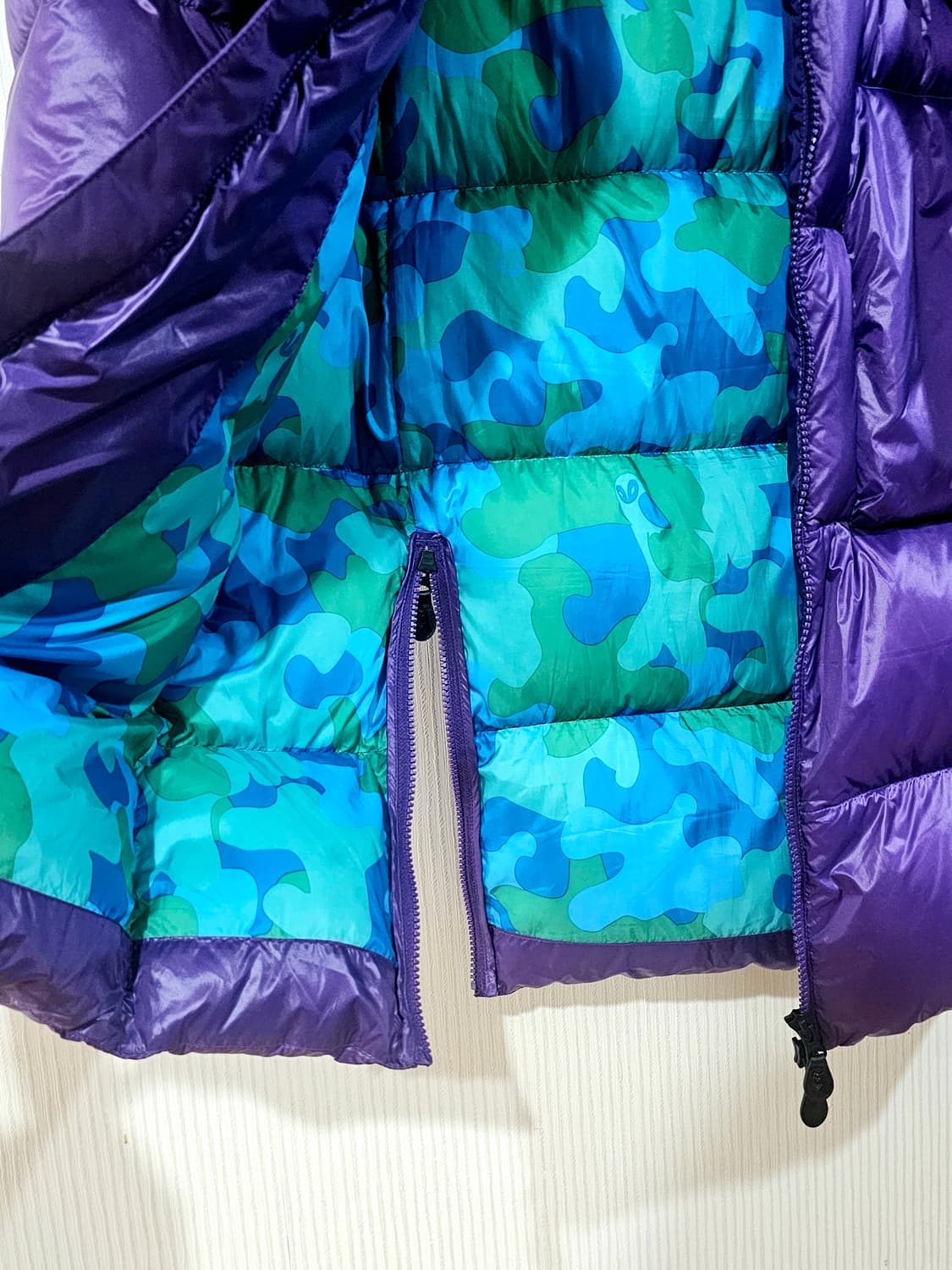 코오롱 럭키슈에뜨 콜라보 거위털 구스다운 롱패딩 상품이미지6