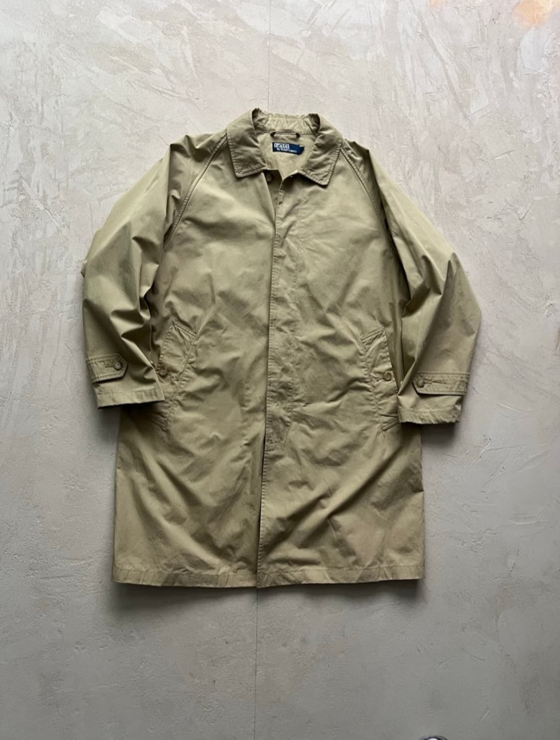 (XL) 폴로 랄프로렌 히든버튼 트랜치코트 판매합니다. 상품이미지2