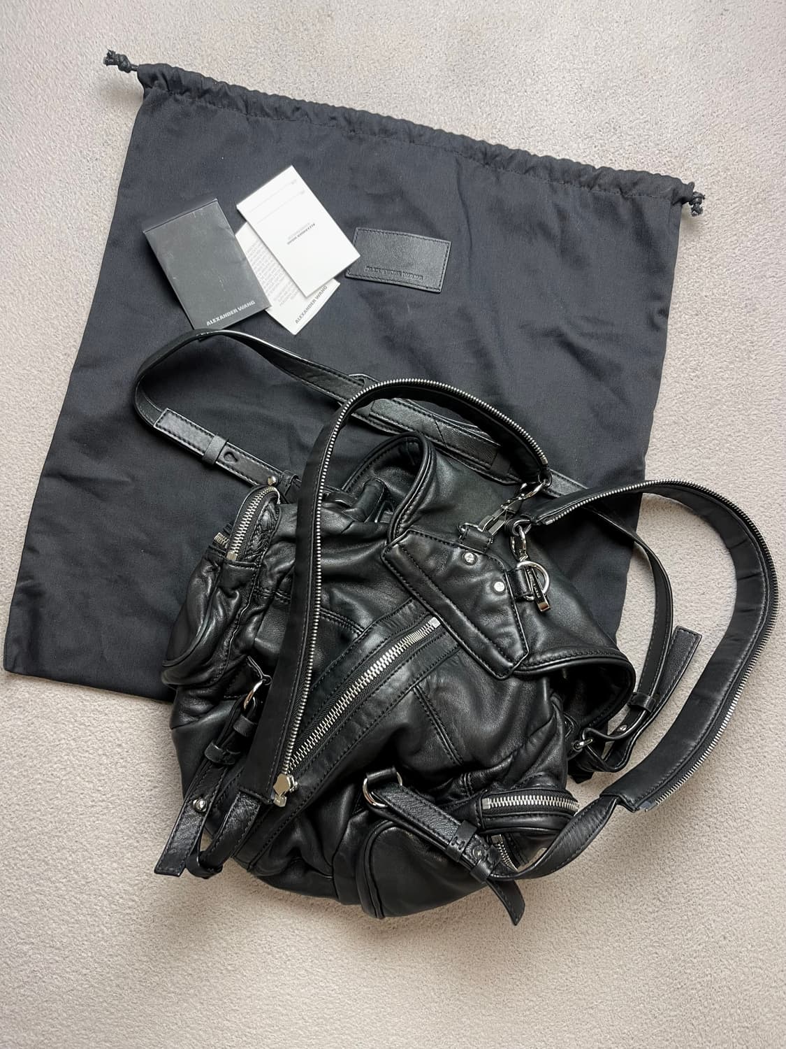 알렉산더왕 마르티 백팩 (블랙) 상품이미지3