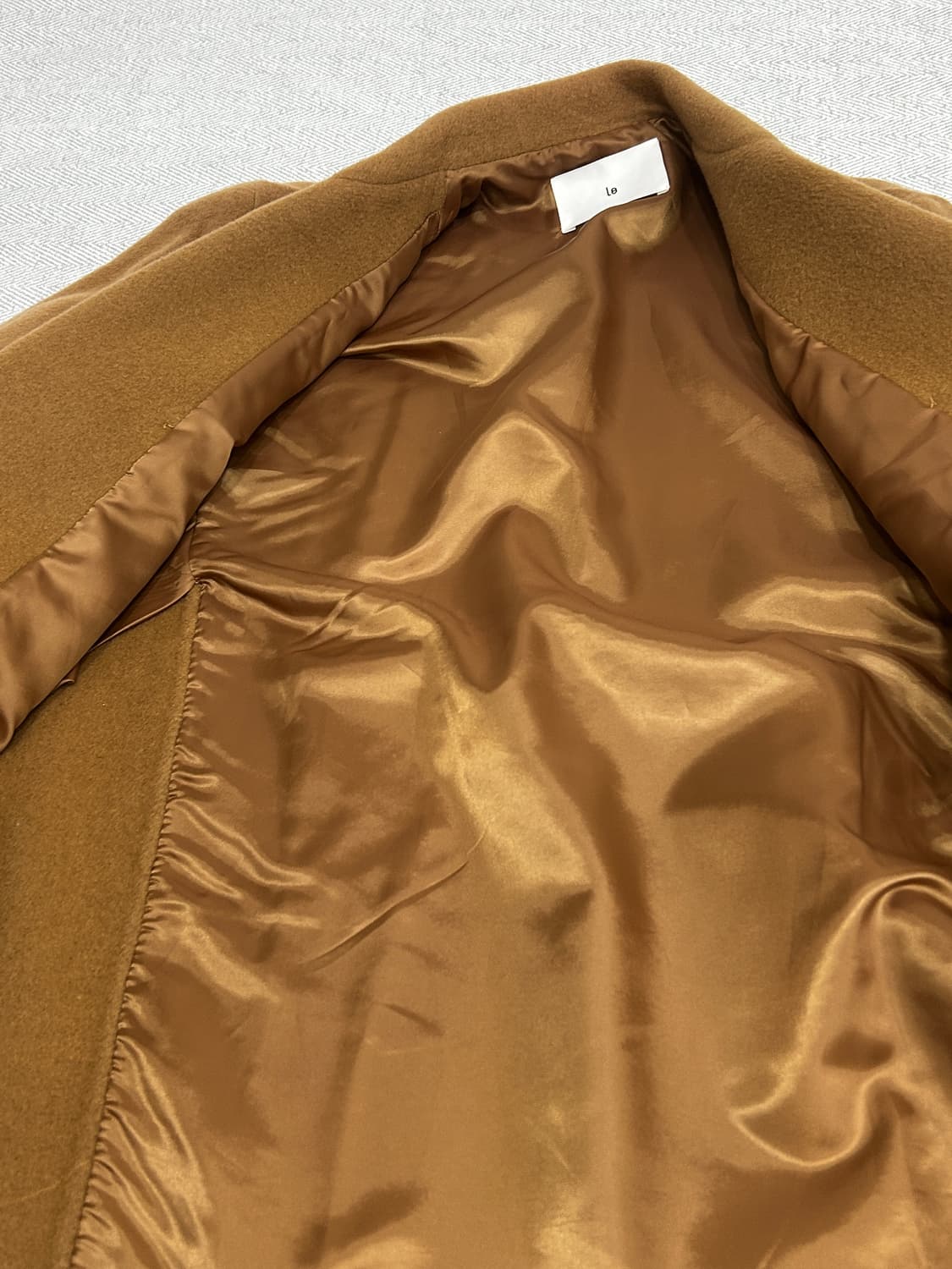 Le 르 오픈 더블버튼 롱코트 상품이미지10