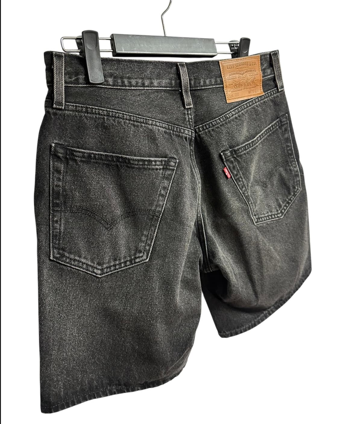 리바이스 468 블랙 워싱 데님쇼츠 28 size 상품이미지4