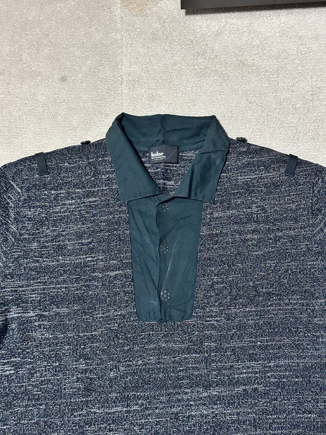 KOLOR 카라 티셔츠 상품이미지2