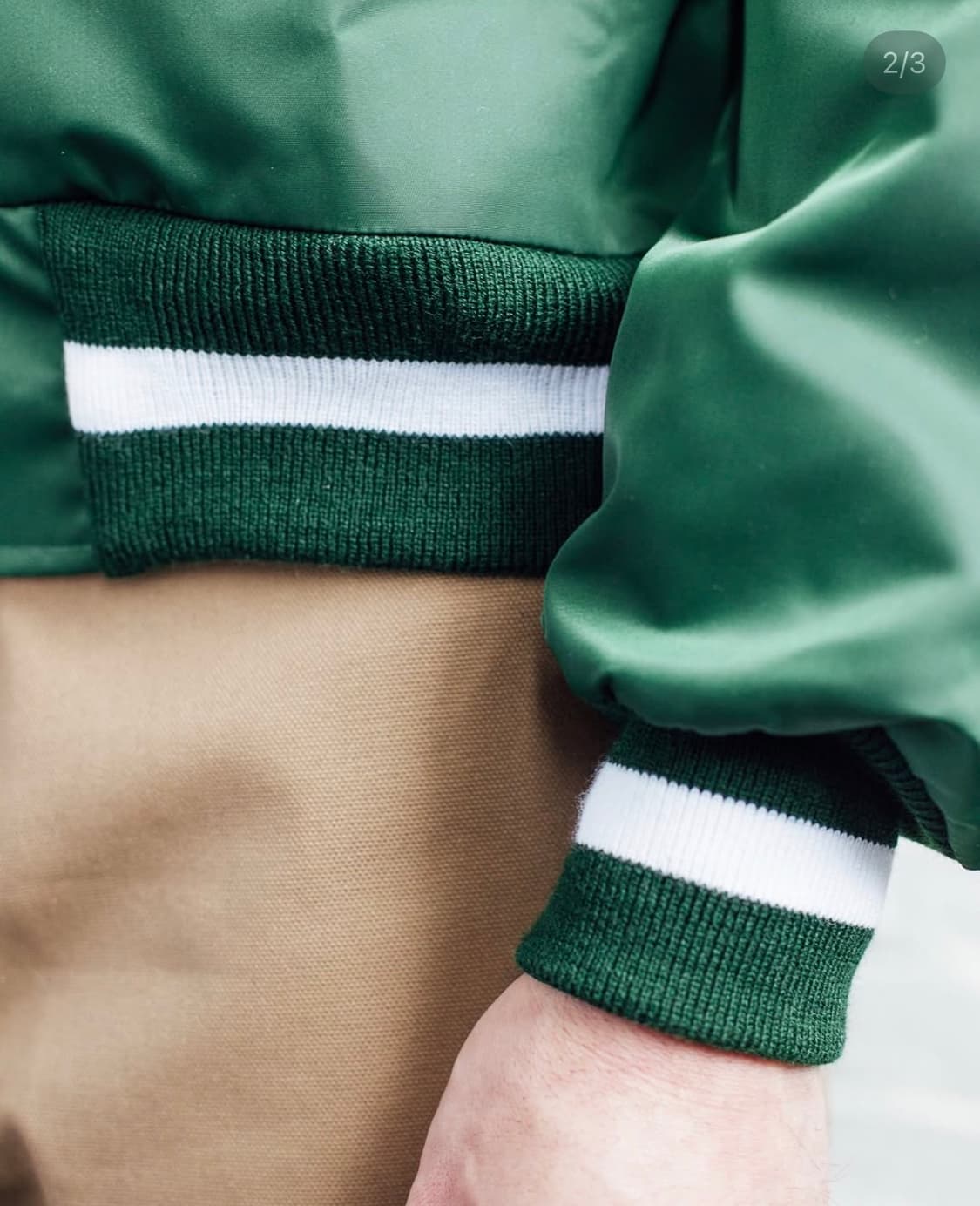 paa gymnasium jacket s 그린 상품이미지2