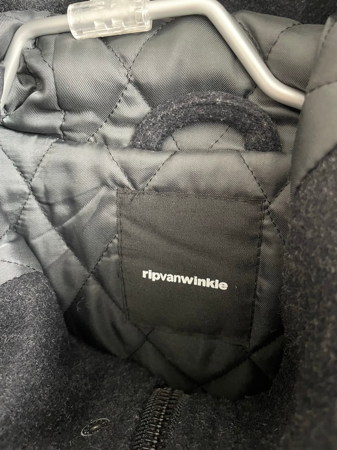 립반윙클 하이넥 더플코트 상품이미지7