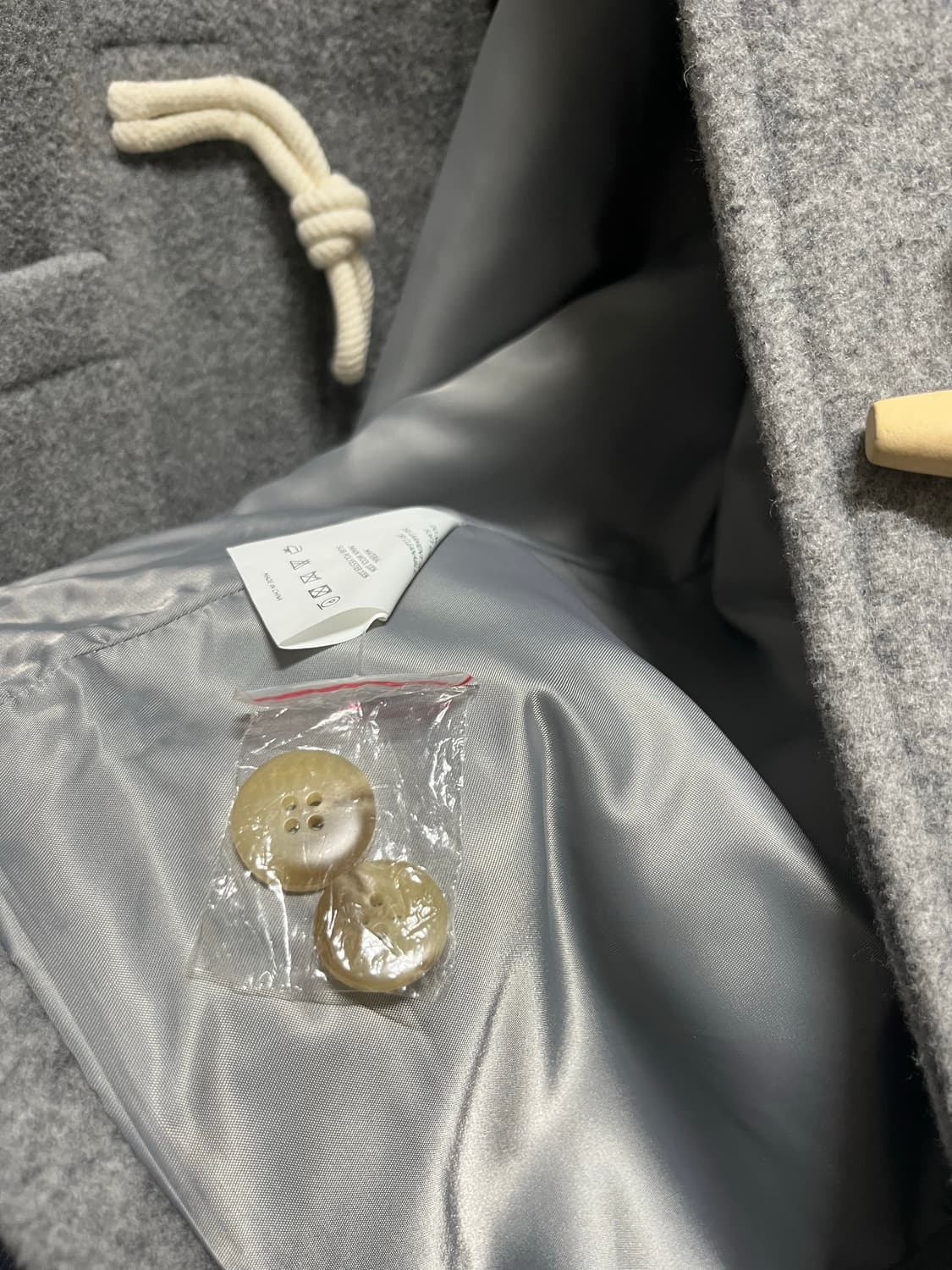 GBH 하프 더블코트(그레이) 1회 착용 상품이미지6