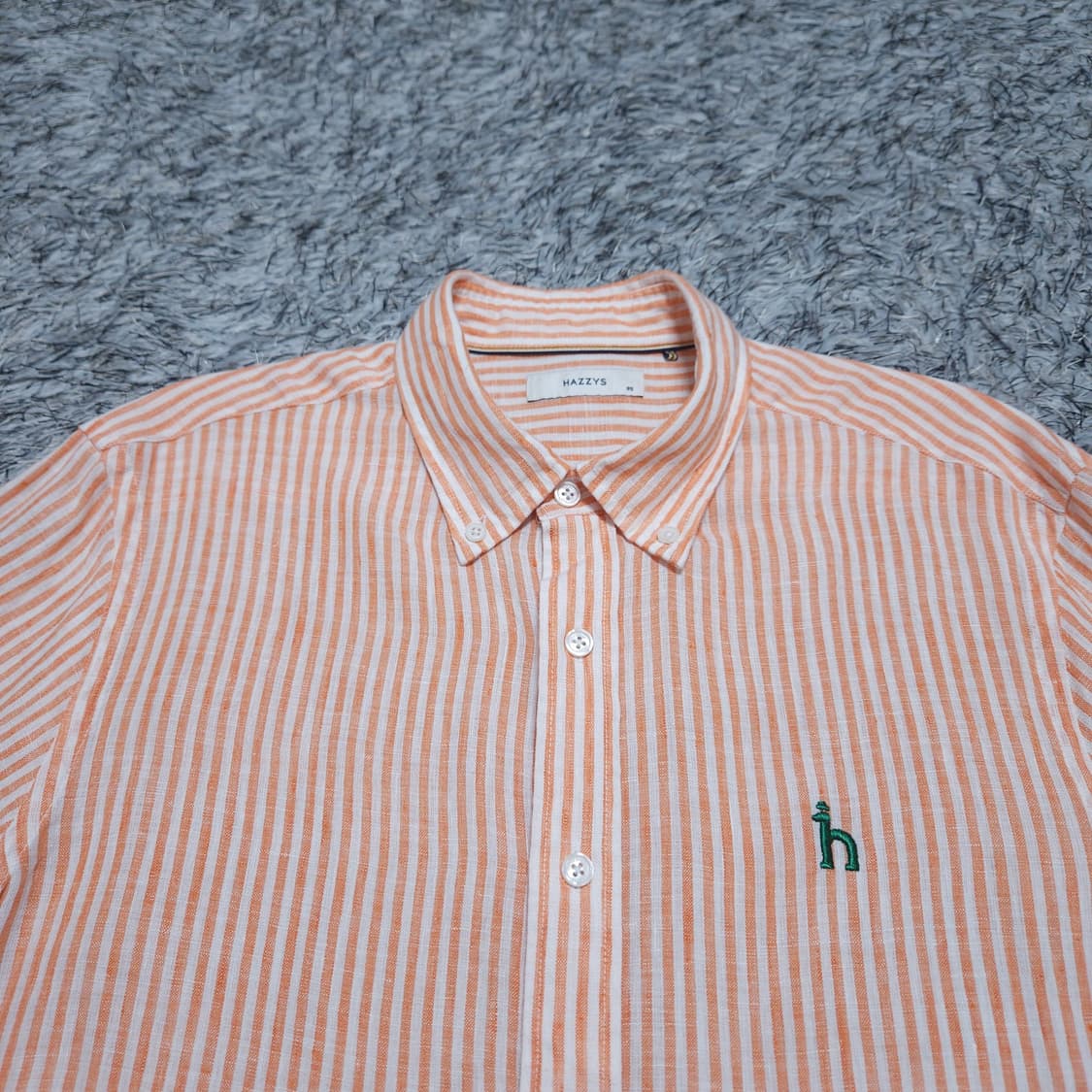 헤지스)95 남자 스트라이프 린넨셔츠남방 / 왕눈이샵 상품이미지3