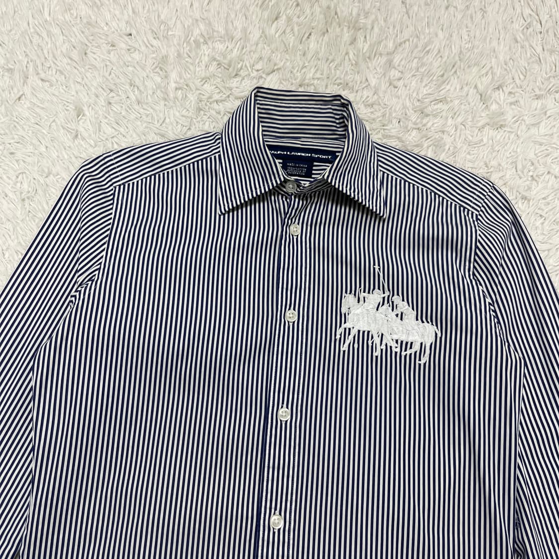Polo big pony double player stripe shirt 상품이미지5