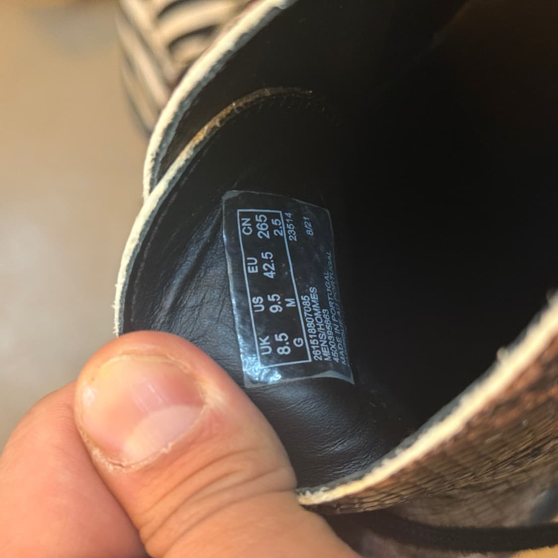 21시즌 에임레온도르 클락스 브라운 스네이크 데저트 부츠 상품이미지7