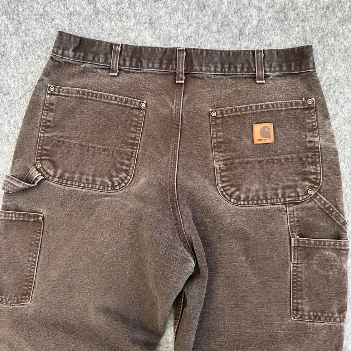 2017 칼하트 B136 DKB 브라운 더블니 카펜더 팬츠 상품이미지6