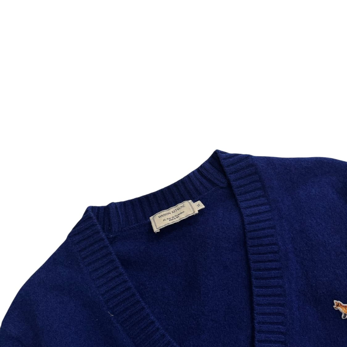 [100] 메종키츠네 램스울 가디건 상품이미지3