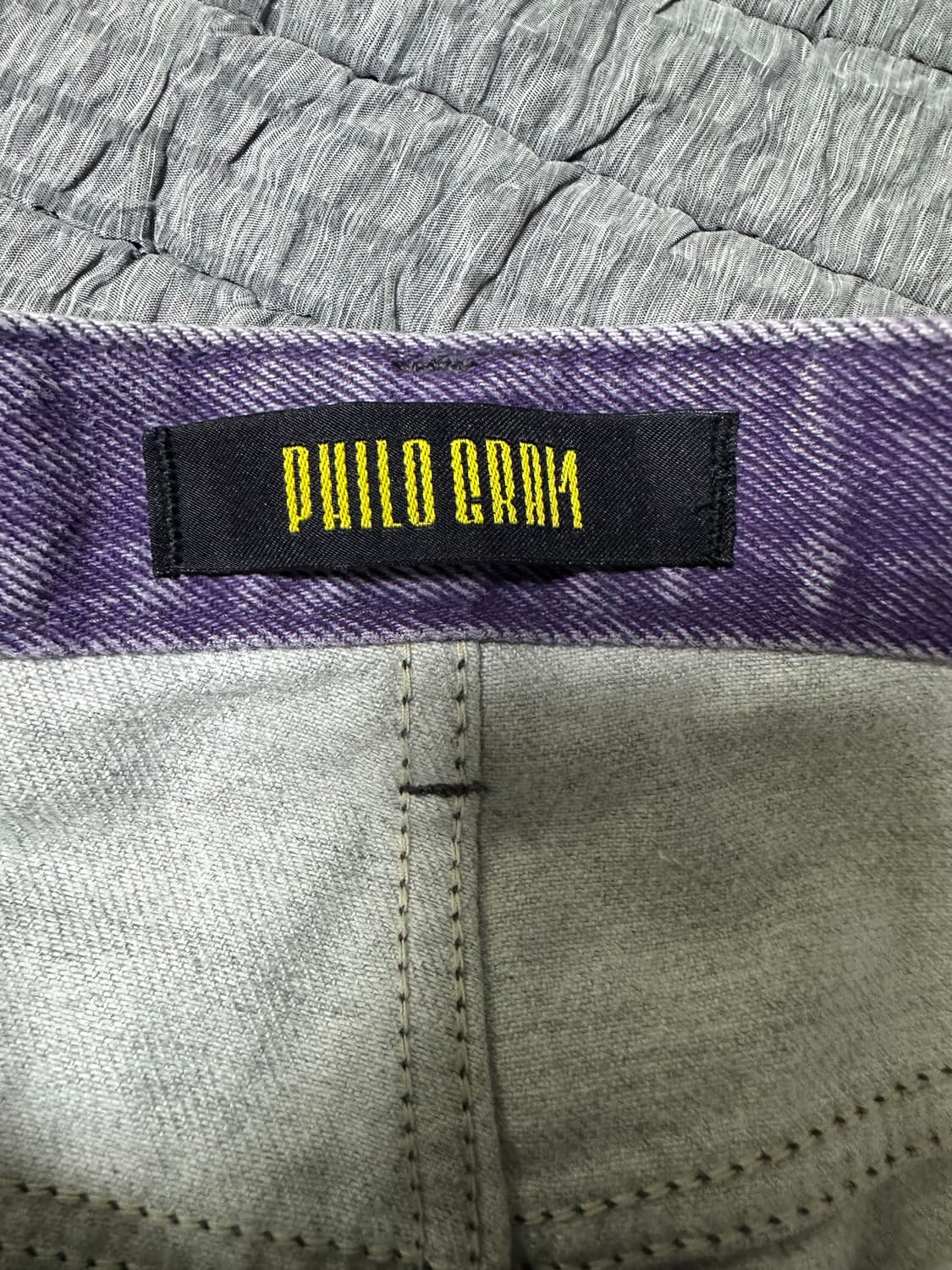 워싱 퍼플 데님 팬츠 상품이미지3