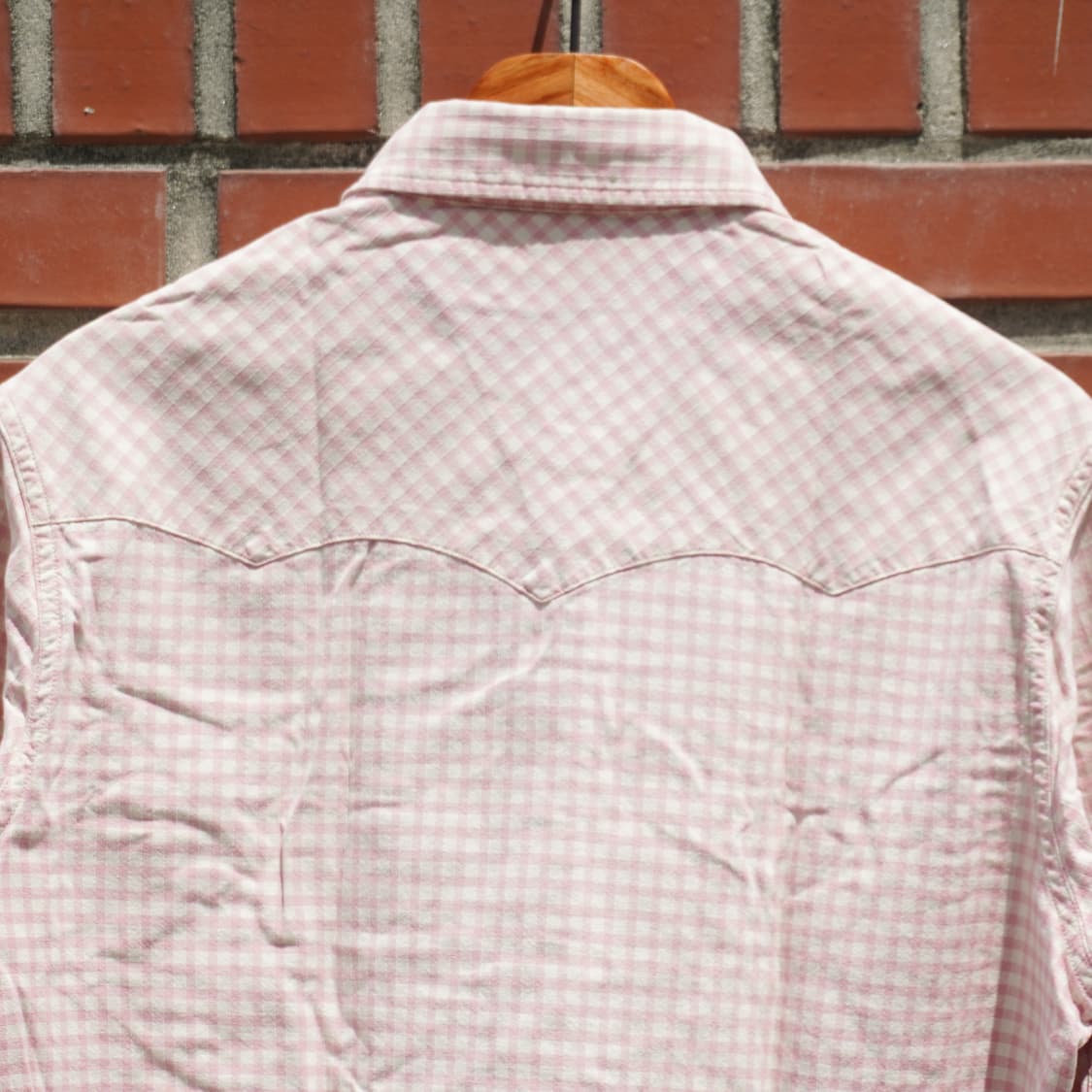 RRL pink plaid western shirt 상품이미지8