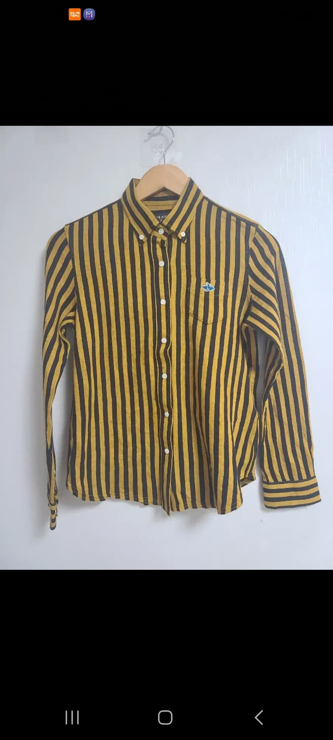 파리게이츠 PEARLY GATES 스트라이프 셔츠 1사이즈  55적당 상품이미지2